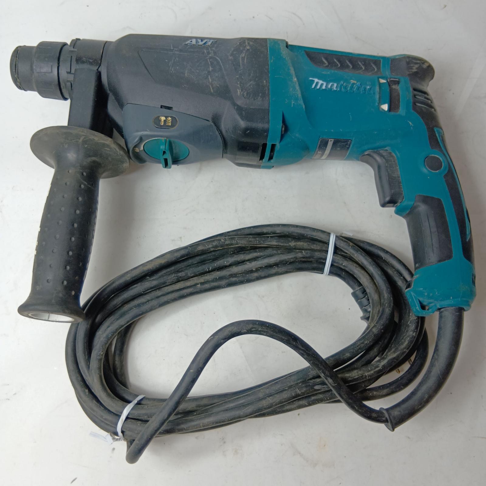 【中古】MAKITA マキタ ハンマドリル 吊りひも式 26粍 100v HR2601F 青碧 本体のみ C位置づける