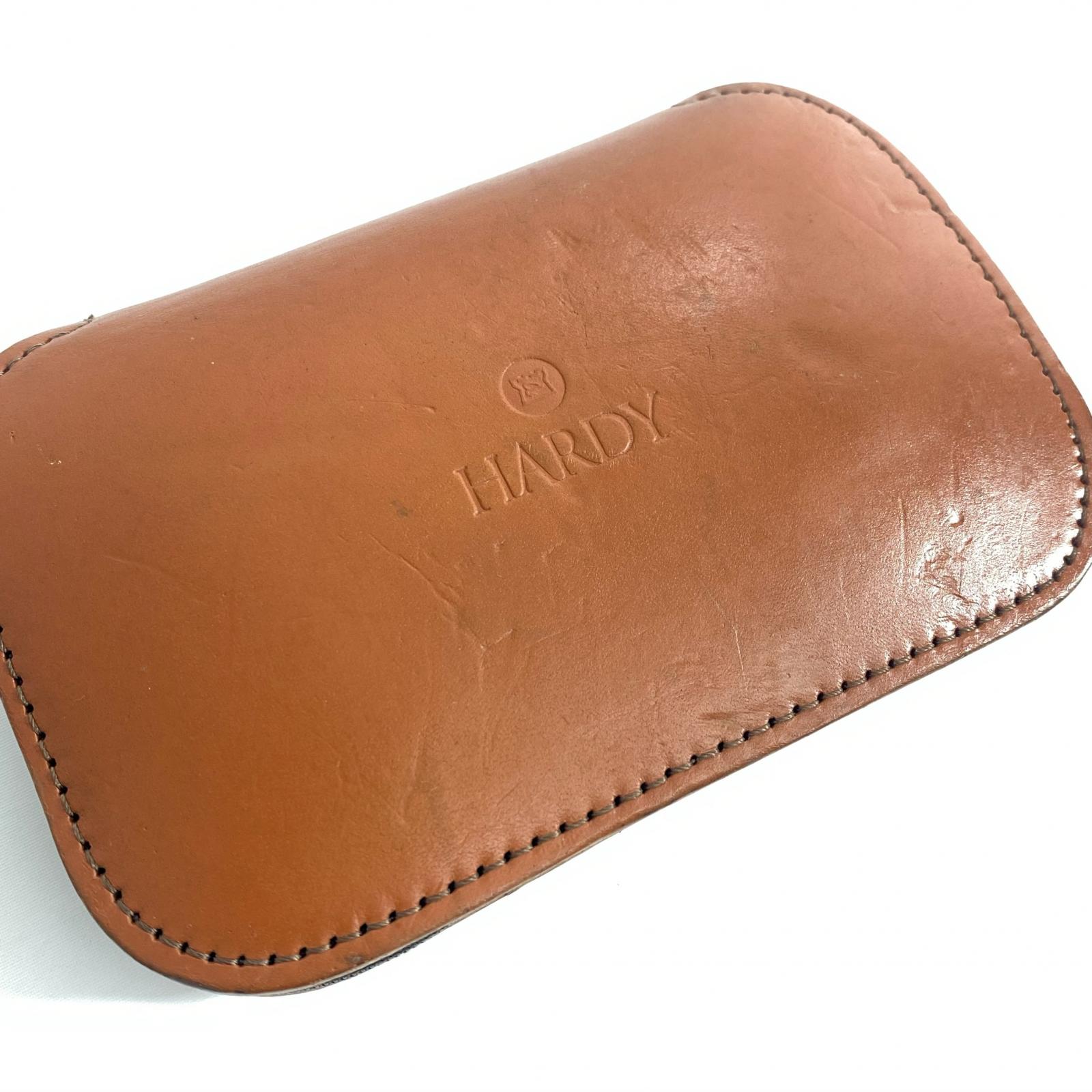 【中古】HARDY ハーディー フライルアーケース レザーフライワレット 座標軸BC C価値づける