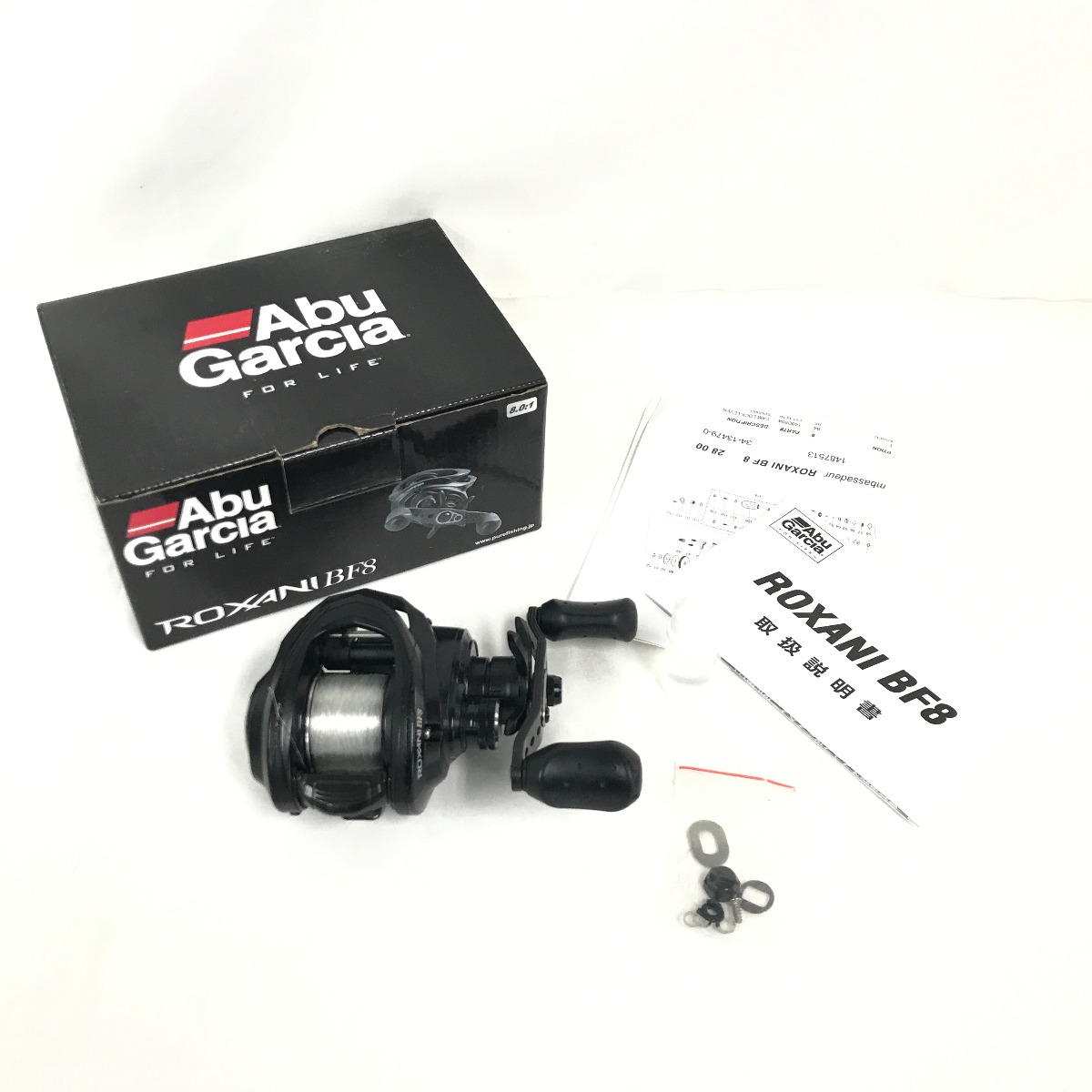 【エントリーポイント10倍｜7/19 20:00-7/26 1:59】【送料無料】【中古】Abu Garcia アブガルシア ベイトリール ロキサーニ BF8 箱付 Bランク｜リサイクルビッグバン店