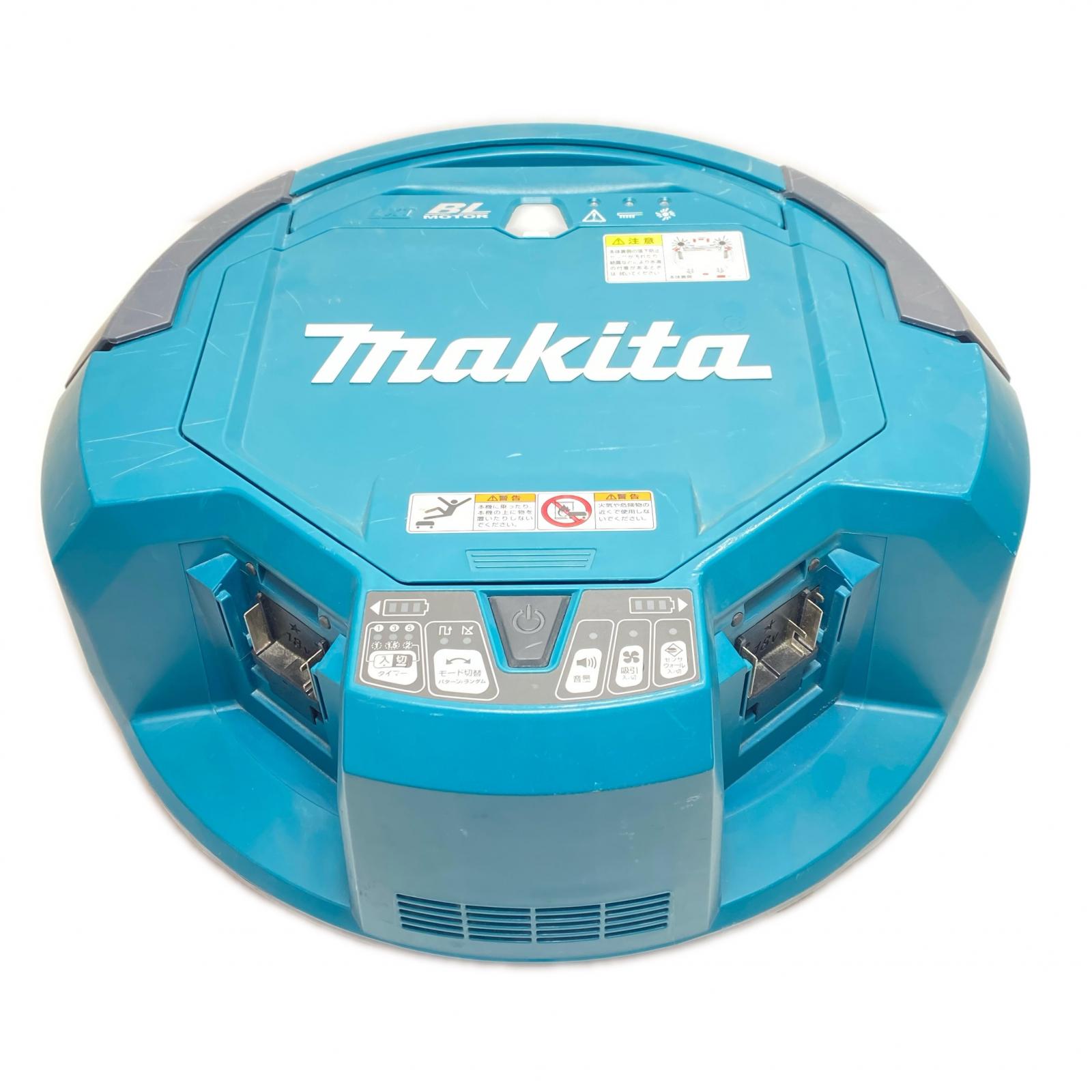 【中古】MAKITA マキタ 自動人形洗浄剤 本体のみ コードレス式 18v 201715843 遠隔操作なし RC200D 青色 C価値づける