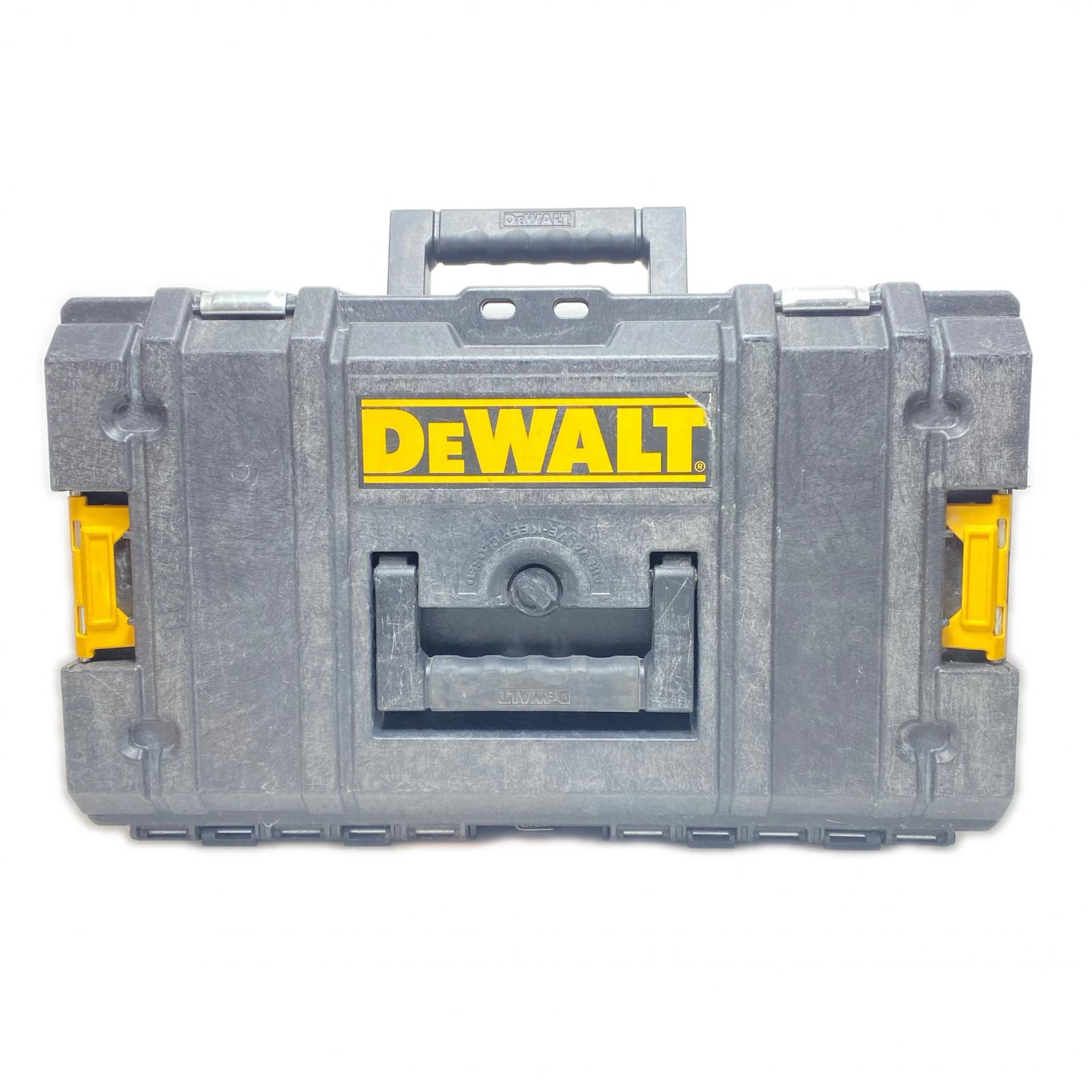【中古】DEWALT 物の具BOX キズ有 手ごわい取り合わせ DS150 黒いこと C位置づける