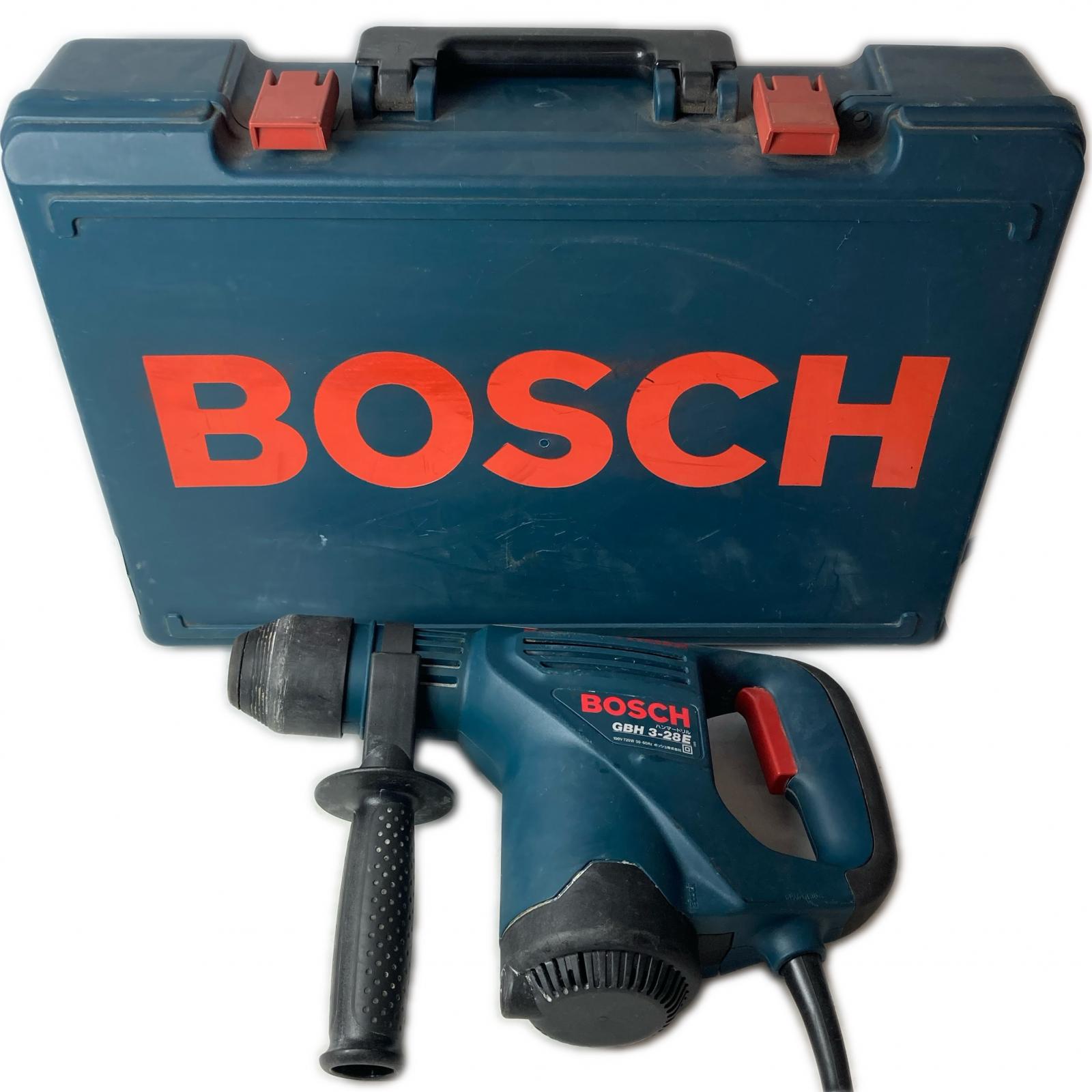 【中古】BOSCH ボッシュ ハンマドリル 吊りひも式 100v GBH3-28E 米国海軍 容れもの付 C位置づける