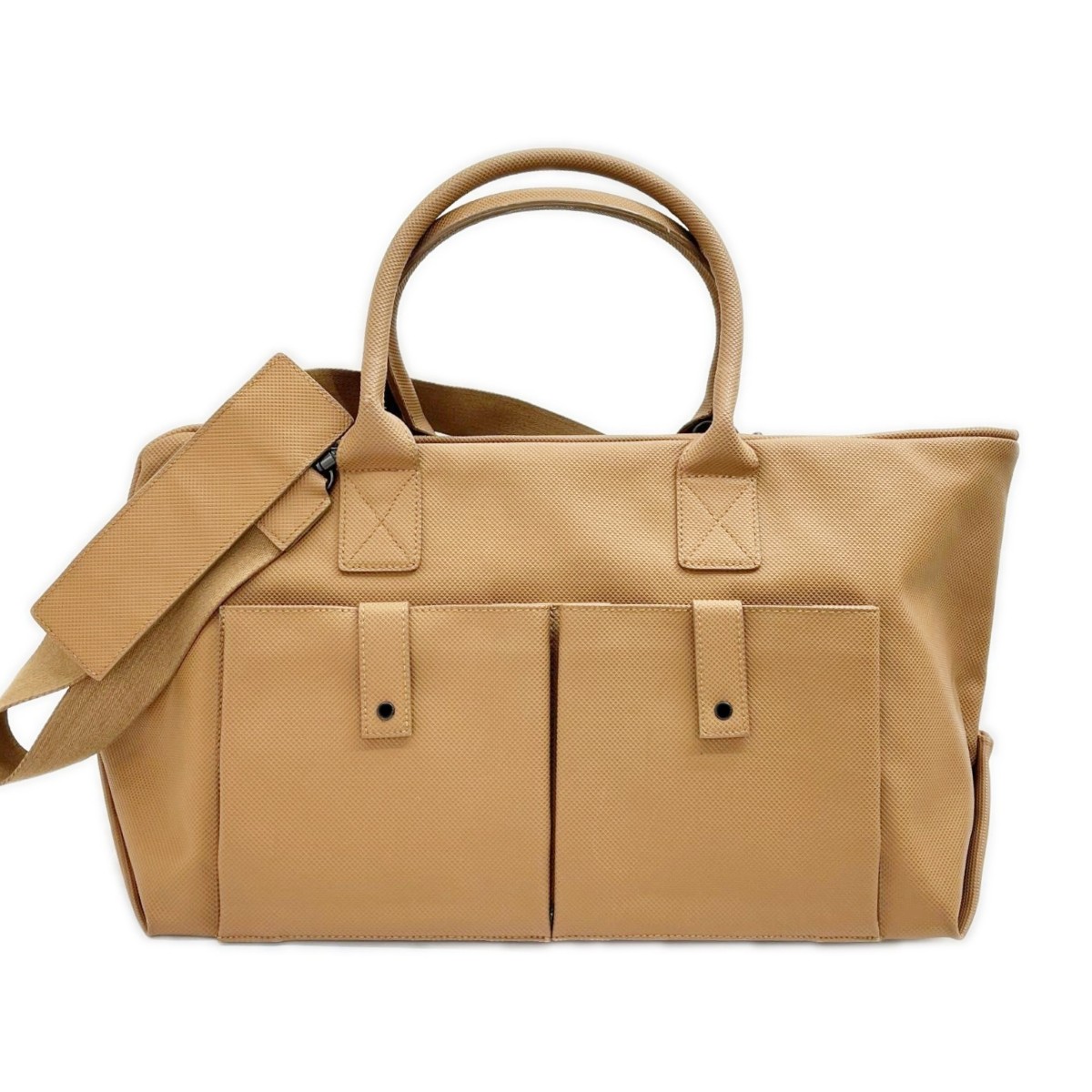 【中古】BOTTEGA VENETA ボッテガヴェネタ 御徒面子 ボストンバッグ  トートバッグ 同盟罷工さあ美付 底にシミ有 赤銅色 B価値づける
