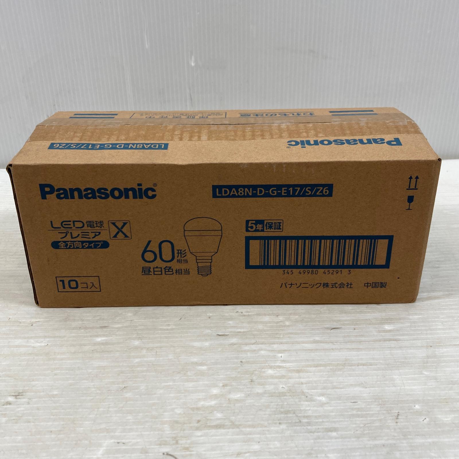 【中古】Panasonic パナソニック 物の具かかわり合い装置 LED白熱電球10個入 LDA8N-D-G-E17 S位置づける