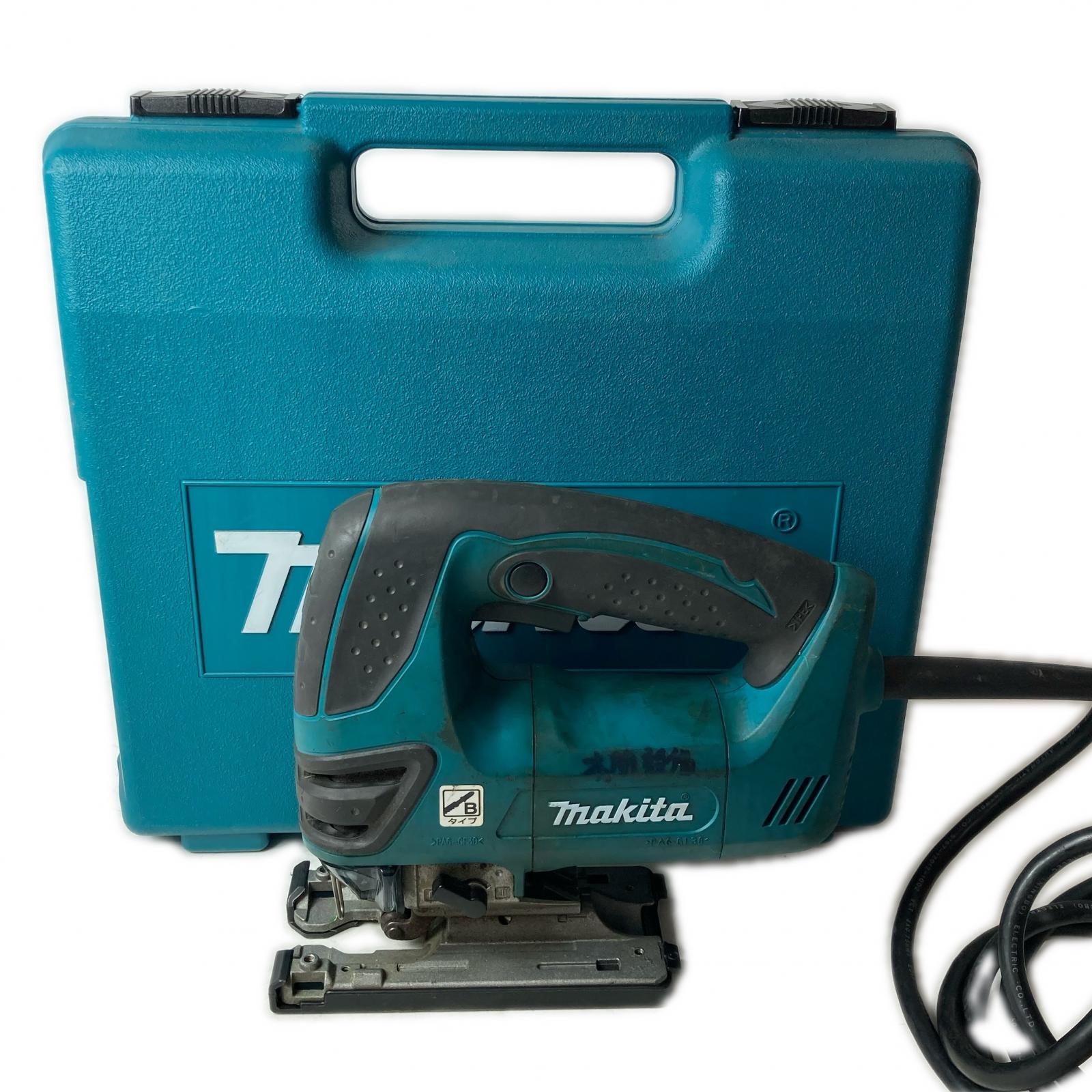 【中古】MAKITA マキタ ジグソー 吊りひも式 100v 4350FT 青み 入れもの付 C序列付ける