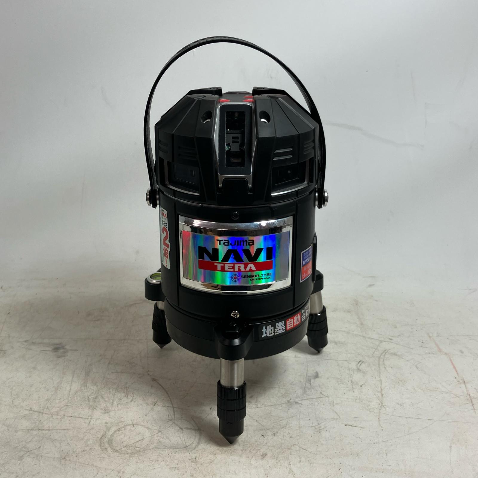 【中古】TAJIMA タジマ 物の具 レーザ備品 レーザ墨出し器 容れもの付 ML-10N-KJC 黒いこと B位置づける
