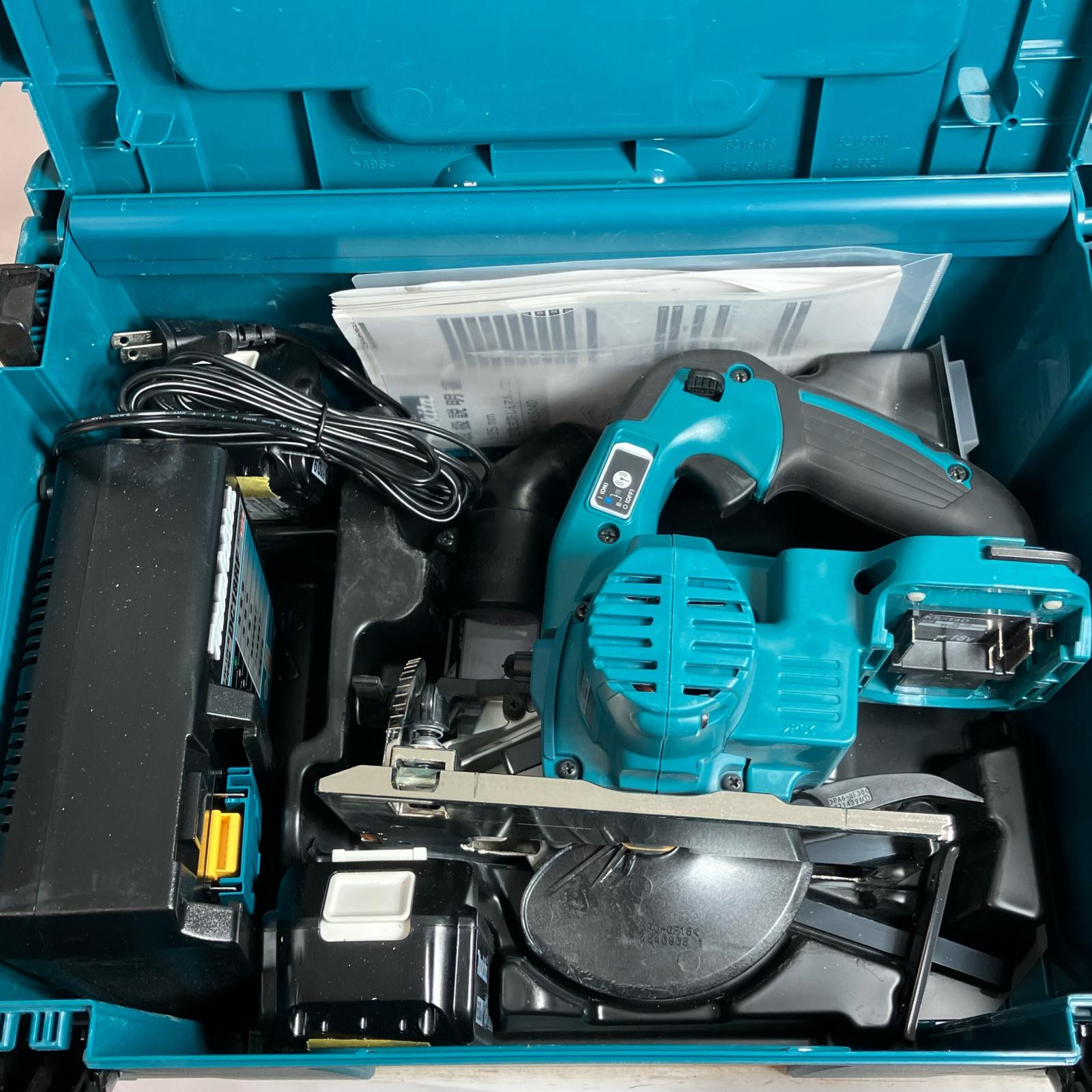 【中古】MAKITA マキタ 丸のこ KS514DRGX 青色 B価値づける