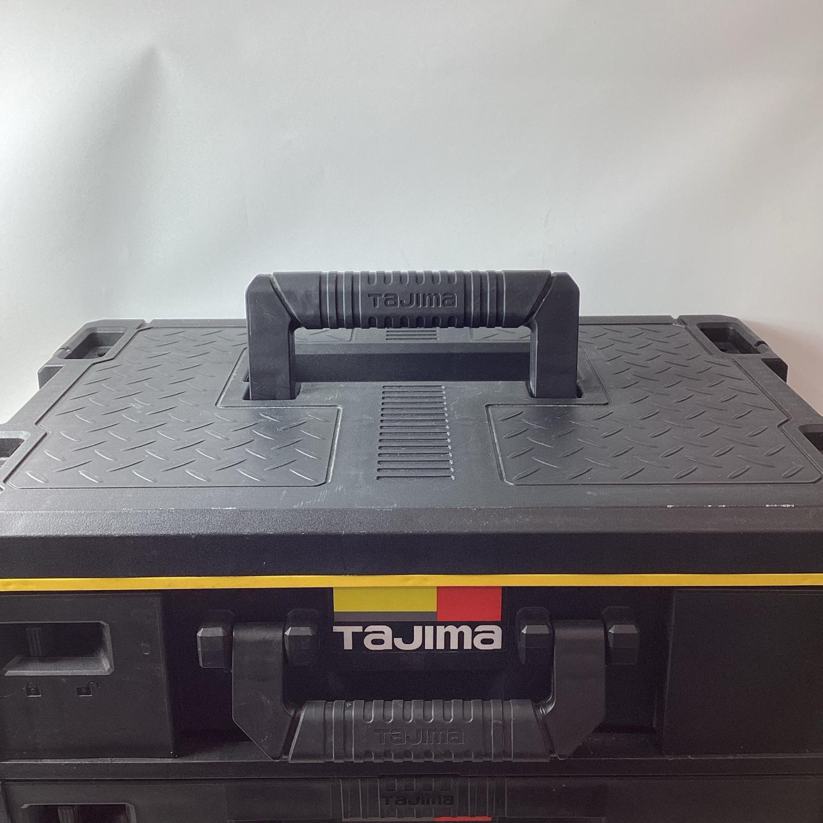 【中古】TAJIMA タジマ セフ抽き出しボックス席２段書き割り 結核症-HBOX2 黒いこと C序列付ける