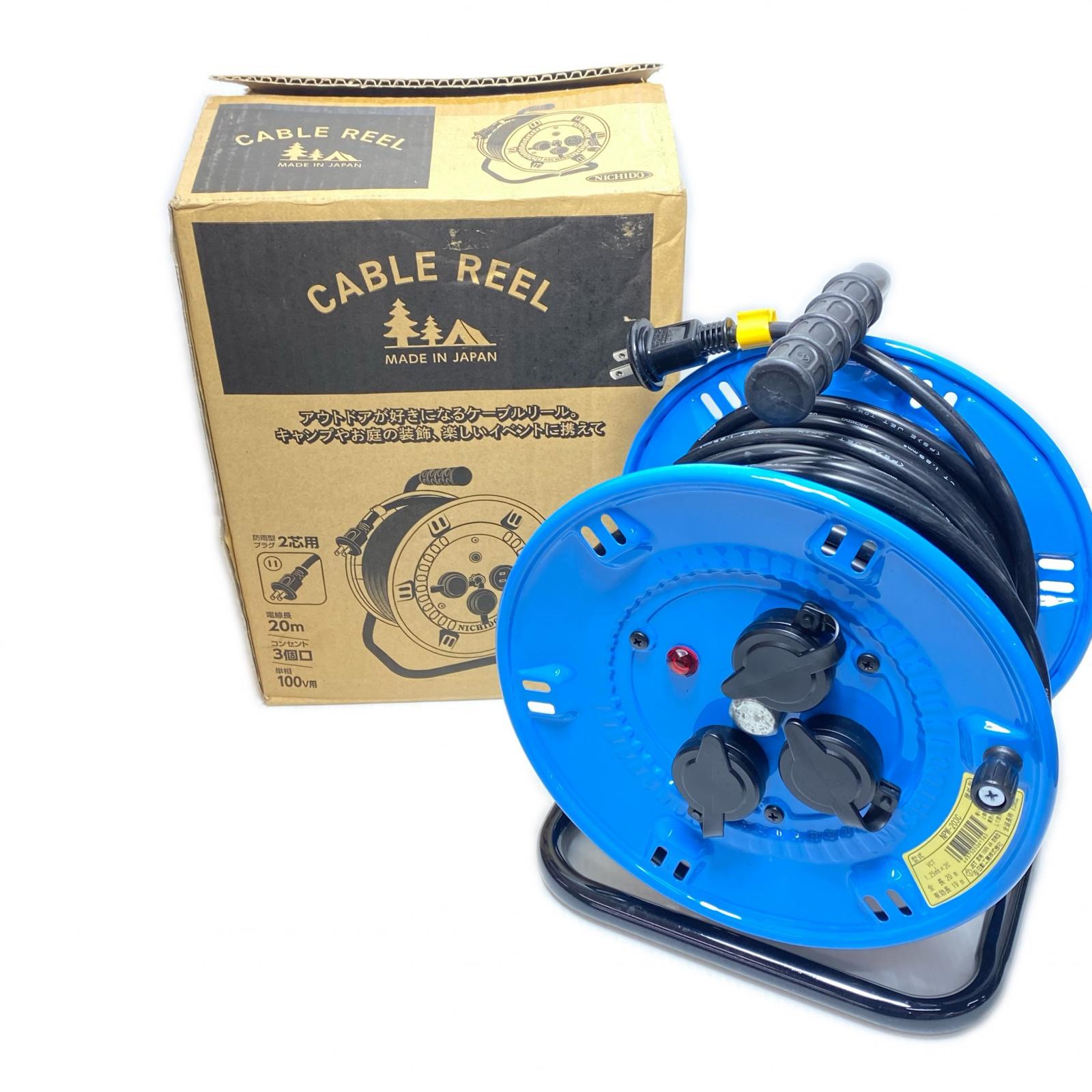 【中古】NICHIDO 吊りひも木管 未当てはめる品(S) 2芯20ｍ3個口 NPW-203C S序列付ける