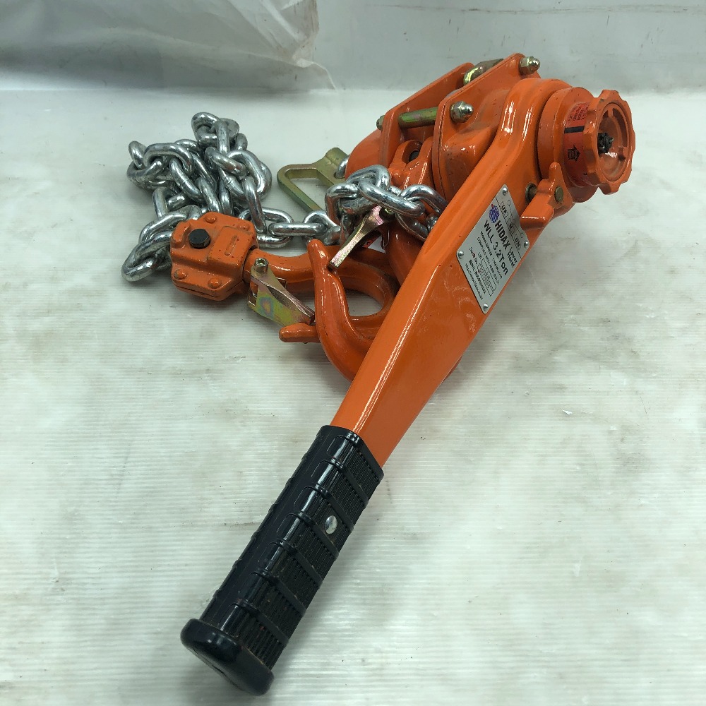 【中古】HIDEX 生き肝ホイスト 度合いA 本体のみ NK032 オレンジ色 A位置づける