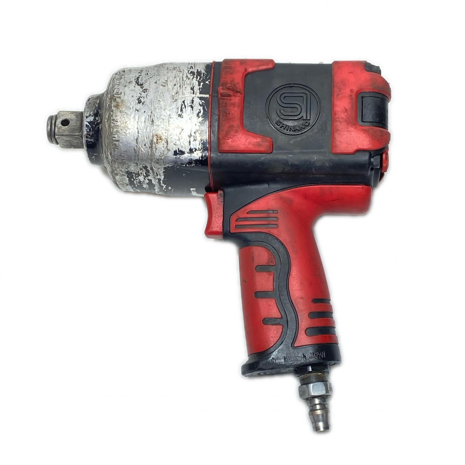【中古】信濃機販 エアインパクトレンチ 本体のみ 常圧 *0178 SI-1550T ULTRA 赤いこと C序列付ける