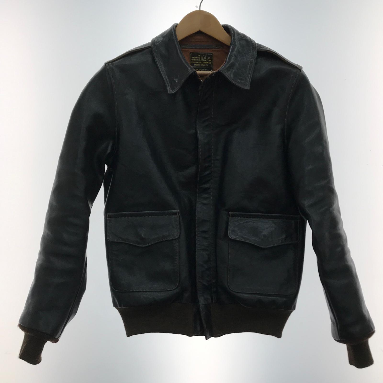 【中古】ARMY AIR FORTH ジャケット レザージャケット TYPE A-2/ ブラウン Bランク｜リサイクルビッグバン店