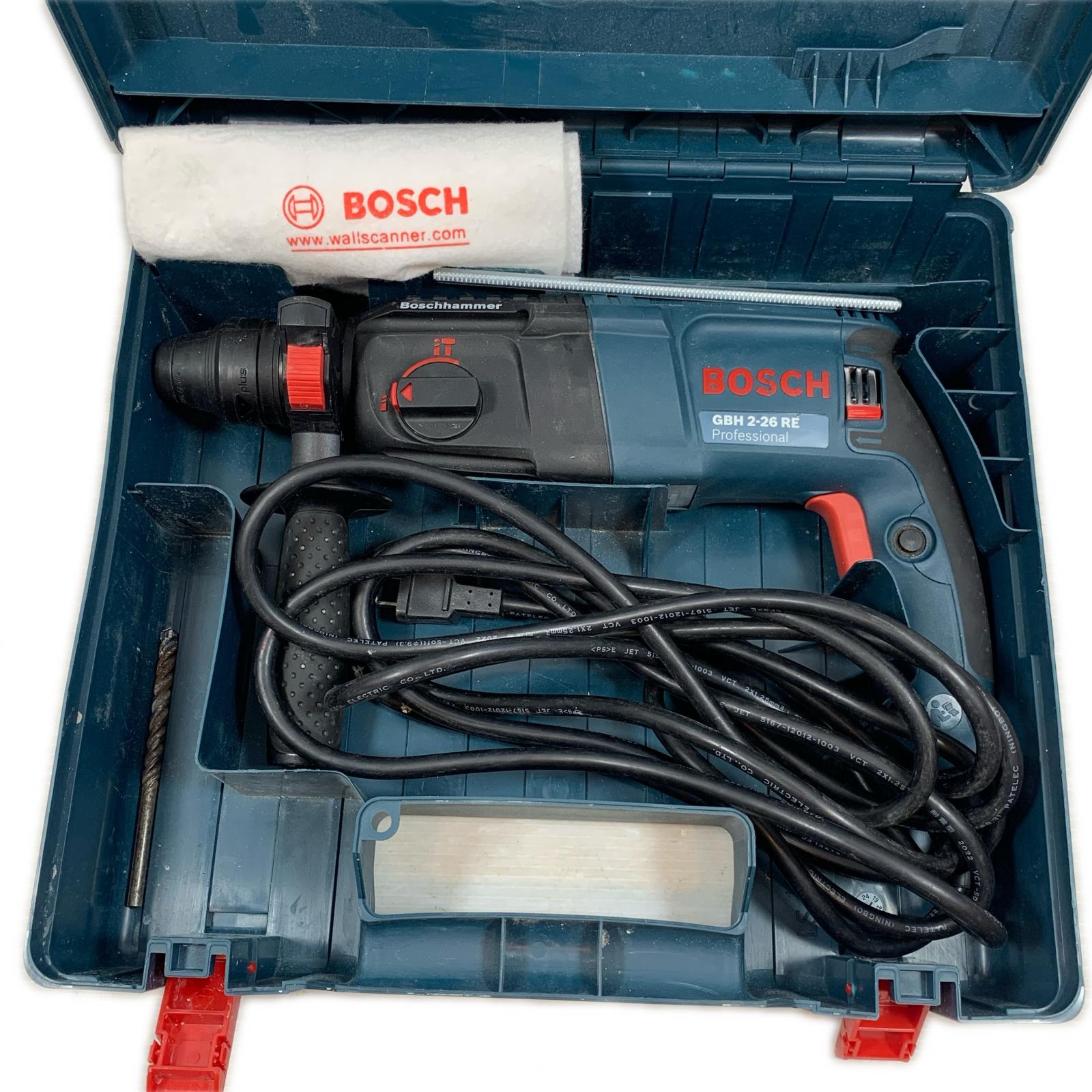 【中古】BOSCH ボッシュ 締め付け物の具 ハンマドリル 吊りひも式 100v 228019555 GBH2-26RE 緑であること B序列付ける