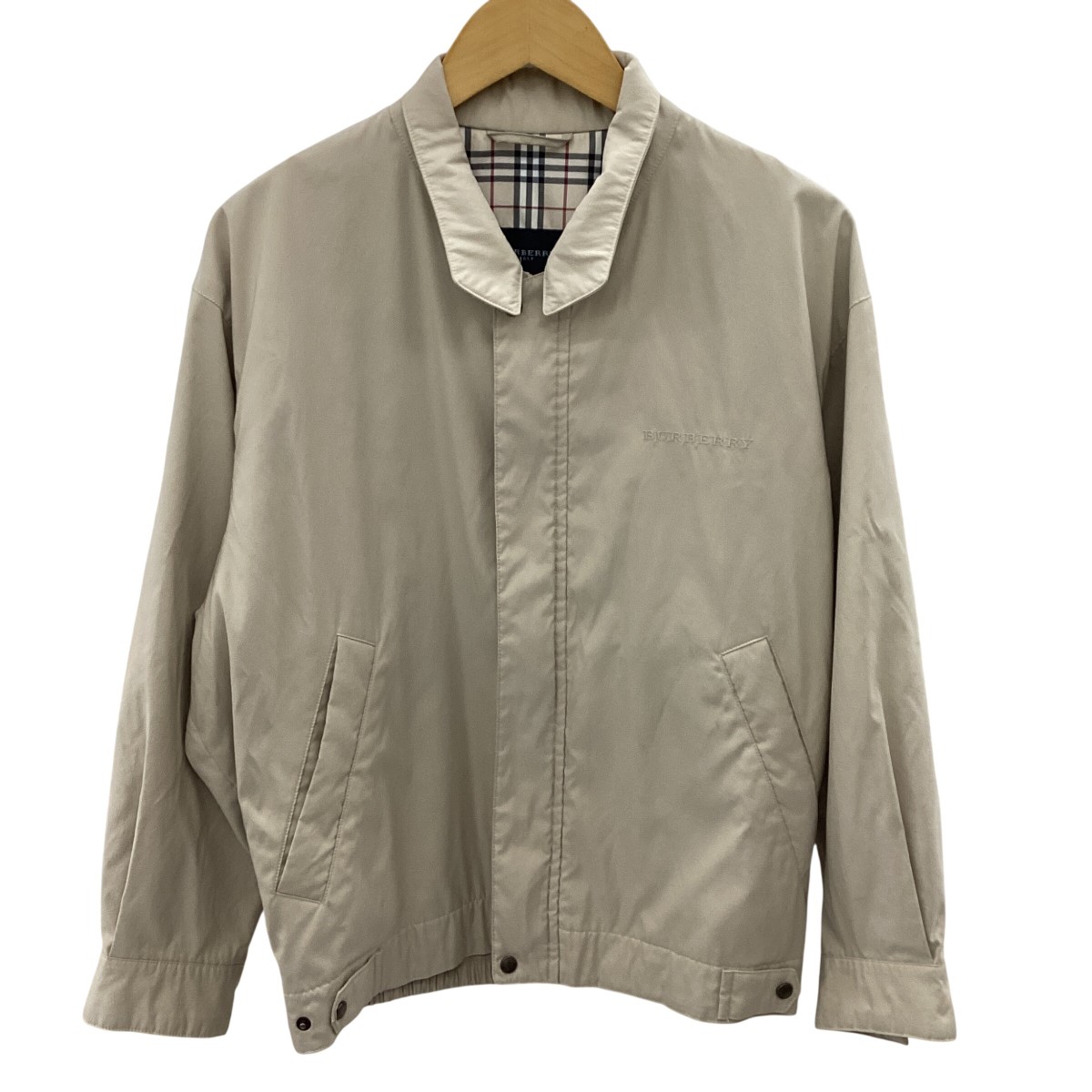【中古】BURBERRY GOLF バーバリー メンズ 前掛け SIZE M ベージュ B位置づける