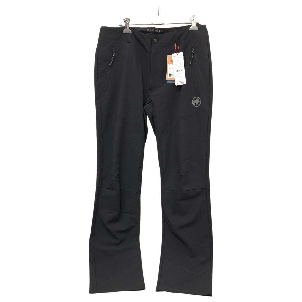【中古】MAMMUT マムート トレッカーズ 3.0 ソフトシェルパンツ SIZE L アウトドアズボン下 1021-00800 黒いこと A価値づける