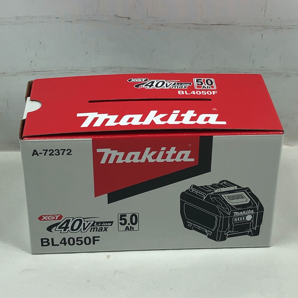 【中古】MAKITA マキタ 手道具 蓄電池 未当て嵌める品(S) 本体のみ 40v 5.0Ah BL4050F 黒いこと S序列付ける