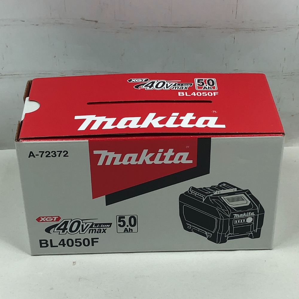 【中古】MAKITA マキタ 蓄電池 未当て嵌める品(S) 本体のみ 40v 5.0Ah BL4050F 黒いこと S序列付ける