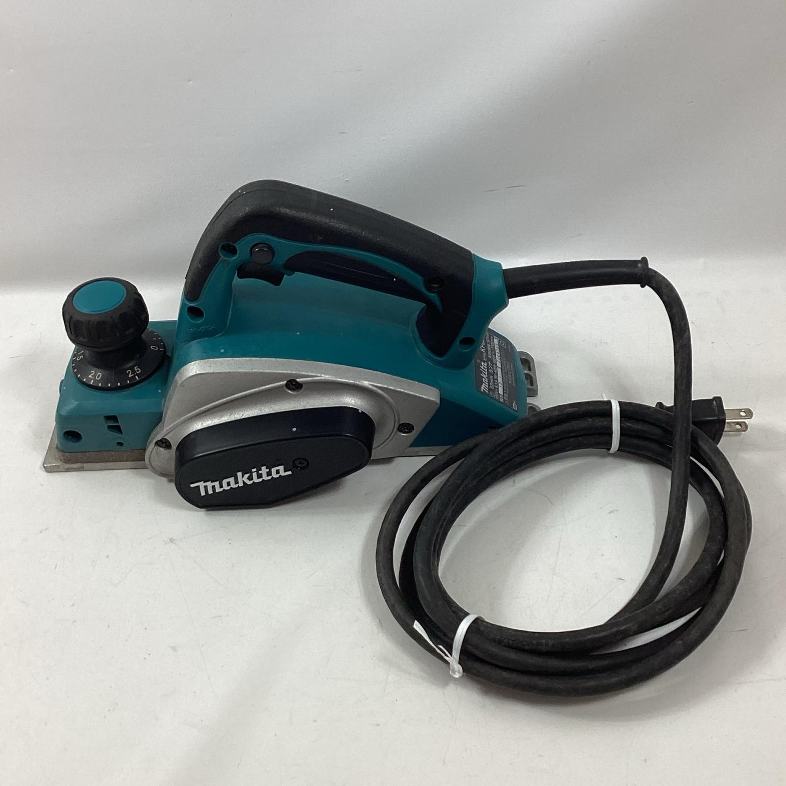 【中古】MAKITA マキタ 電動カンナ KP0800A 本体のみ 吊りひも式 82粍 C位置づける