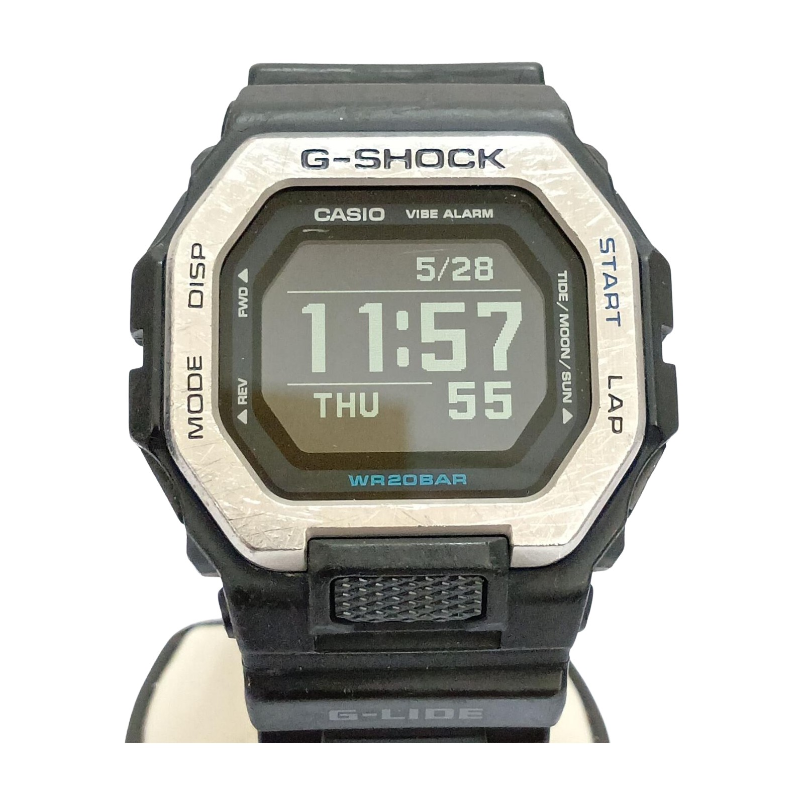 【中古】CASIO カシオ ウオッチ G-SHOCK G-LIDE 石英 GBX-100 黒いこと C序列付ける