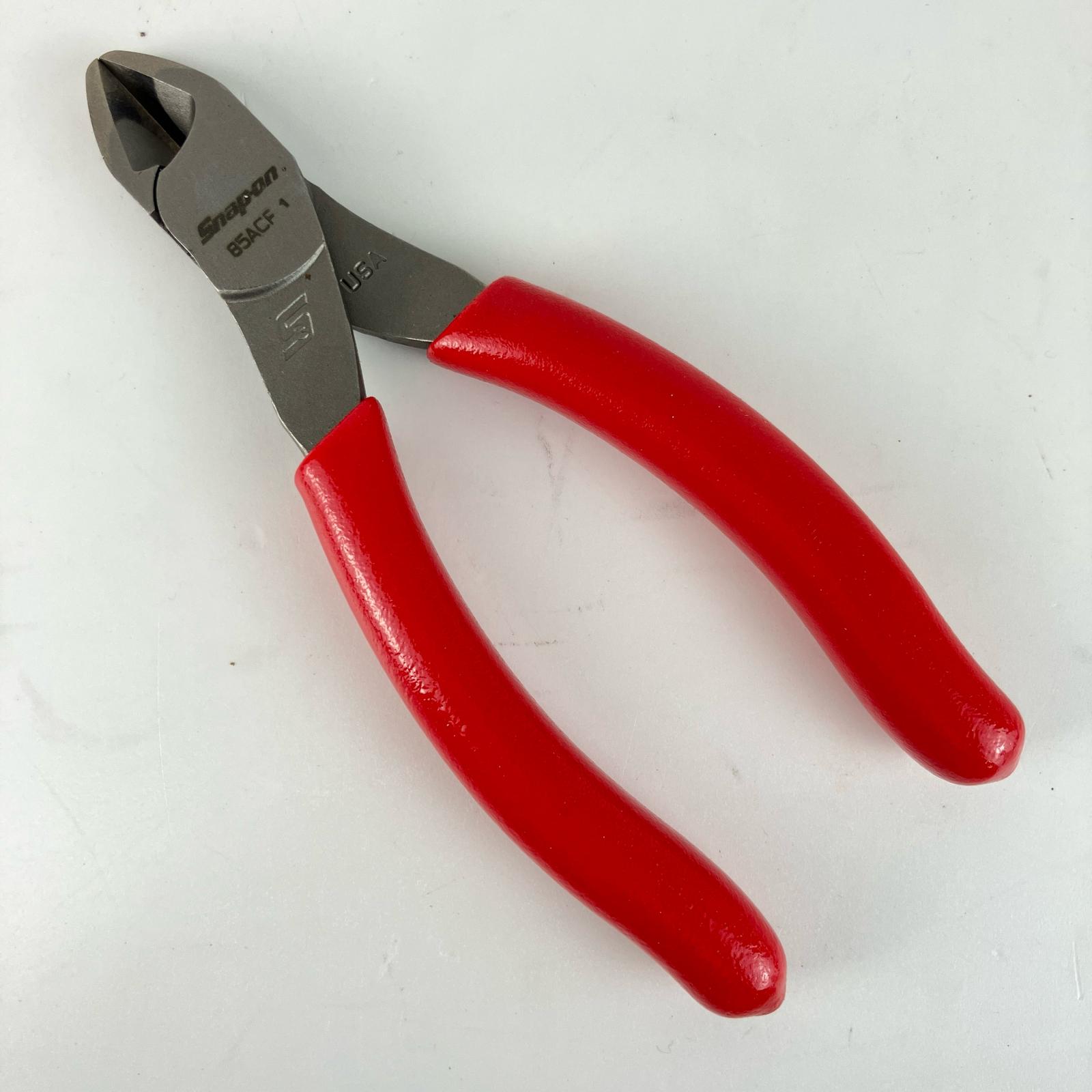 【中古】Snap-on スナップオン ダイヤゴナルカッター 本体のみ 85ACF シルバー&times;レッド Sランク｜リサイクルビッグバン店