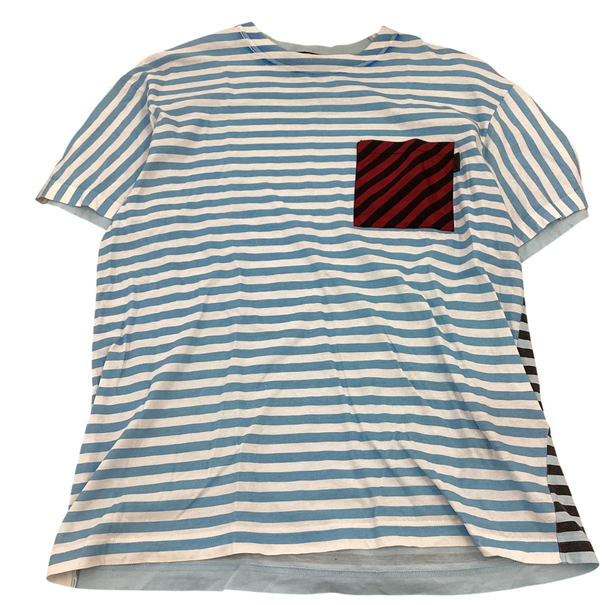 【中古】PRADA プラダ メンズ ティーシャツ SIZE S 天の原青碧 B位置づける