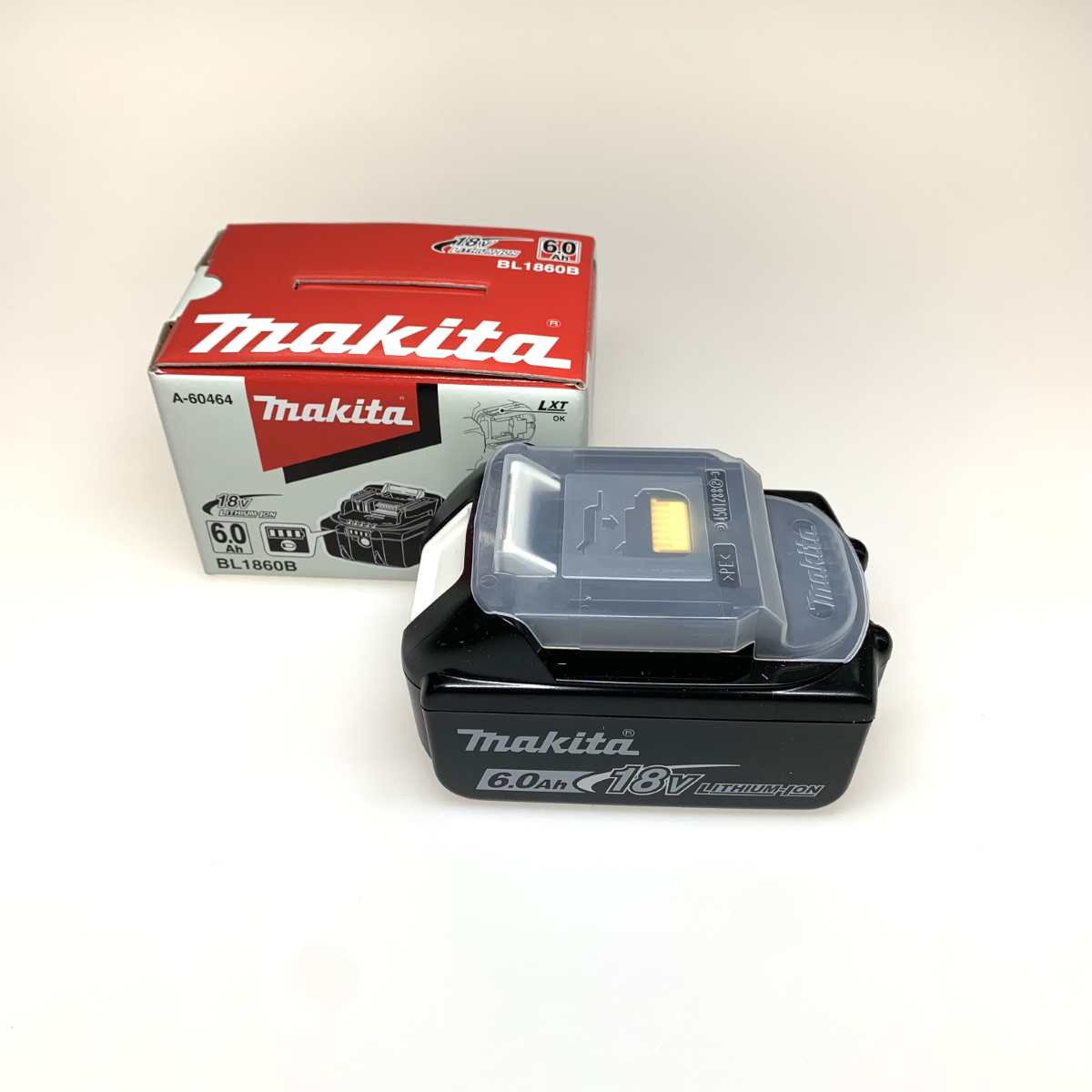 【中古】MAKITA マキタ 手道具かかわり合い設備 蓄電池  18v 6.0Ah BL1860B 黒いこと S序列付ける