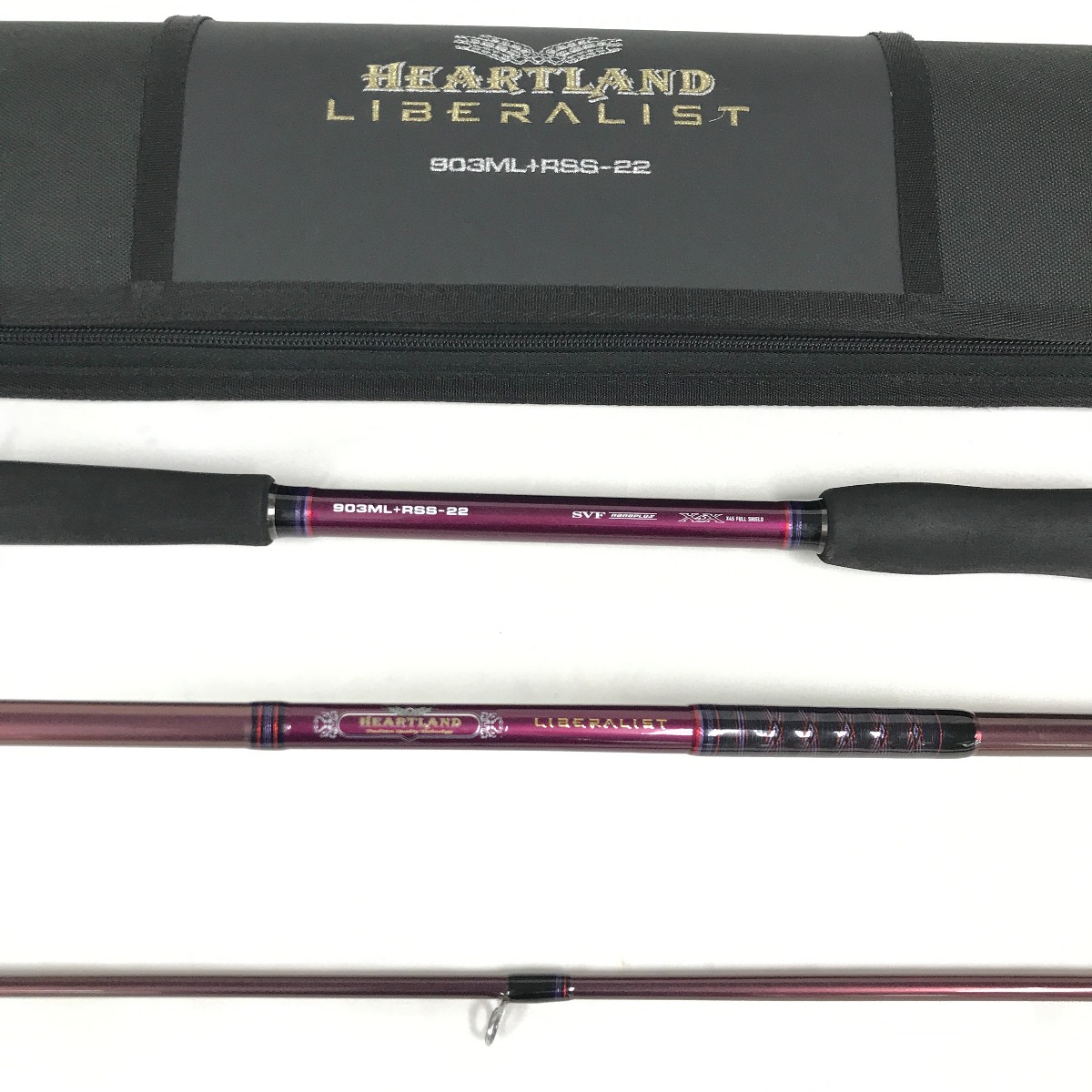 【中古】DAIWA ダイワ ルアーロッド ハートランド 自由主義者 903ML+RSS-22 容れもの付 05806403 B位置づける