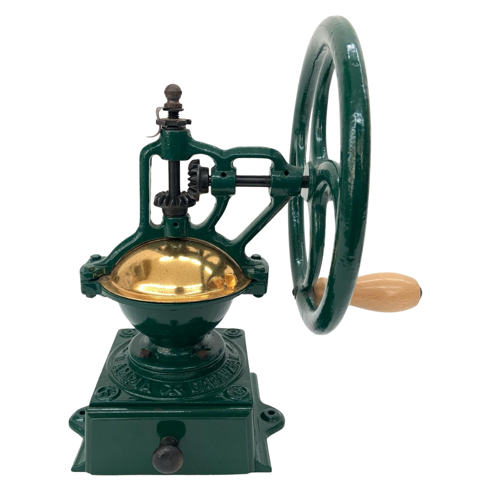 【中古】AMPIA GARANZIA 手動 珈琲圧砕機 圧砕機 イタリア製 C序列付ける