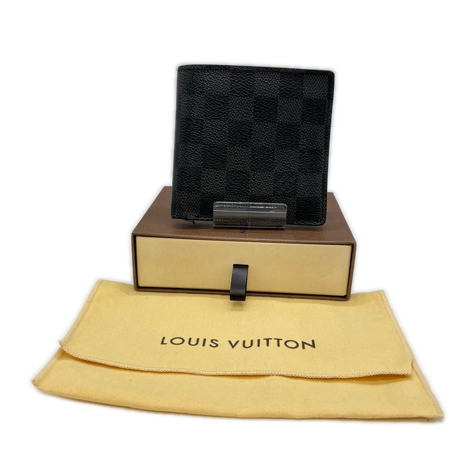 【中古】LOUIS VUITTON ルイヴィトン 2つ折り財布 ダミエ・グラフィット ポルトフォイユ・マルコ N62664 Cランク｜リサイクルビッグバン店