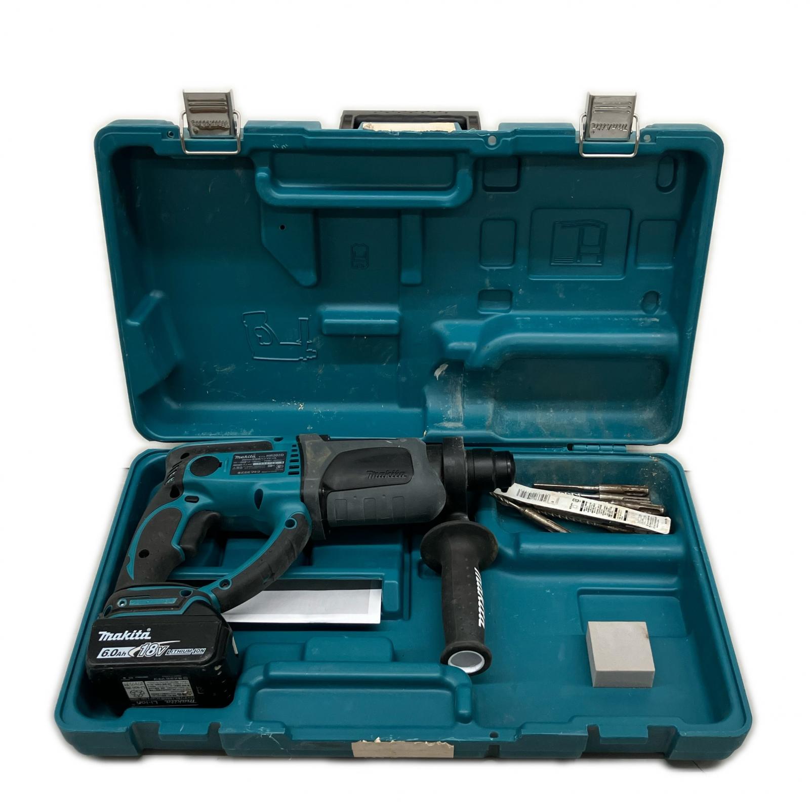 【中古】MAKITA マキタ ハンマドリル 本体 申し受ける池 容れもの書き割り HR202D B位置づける