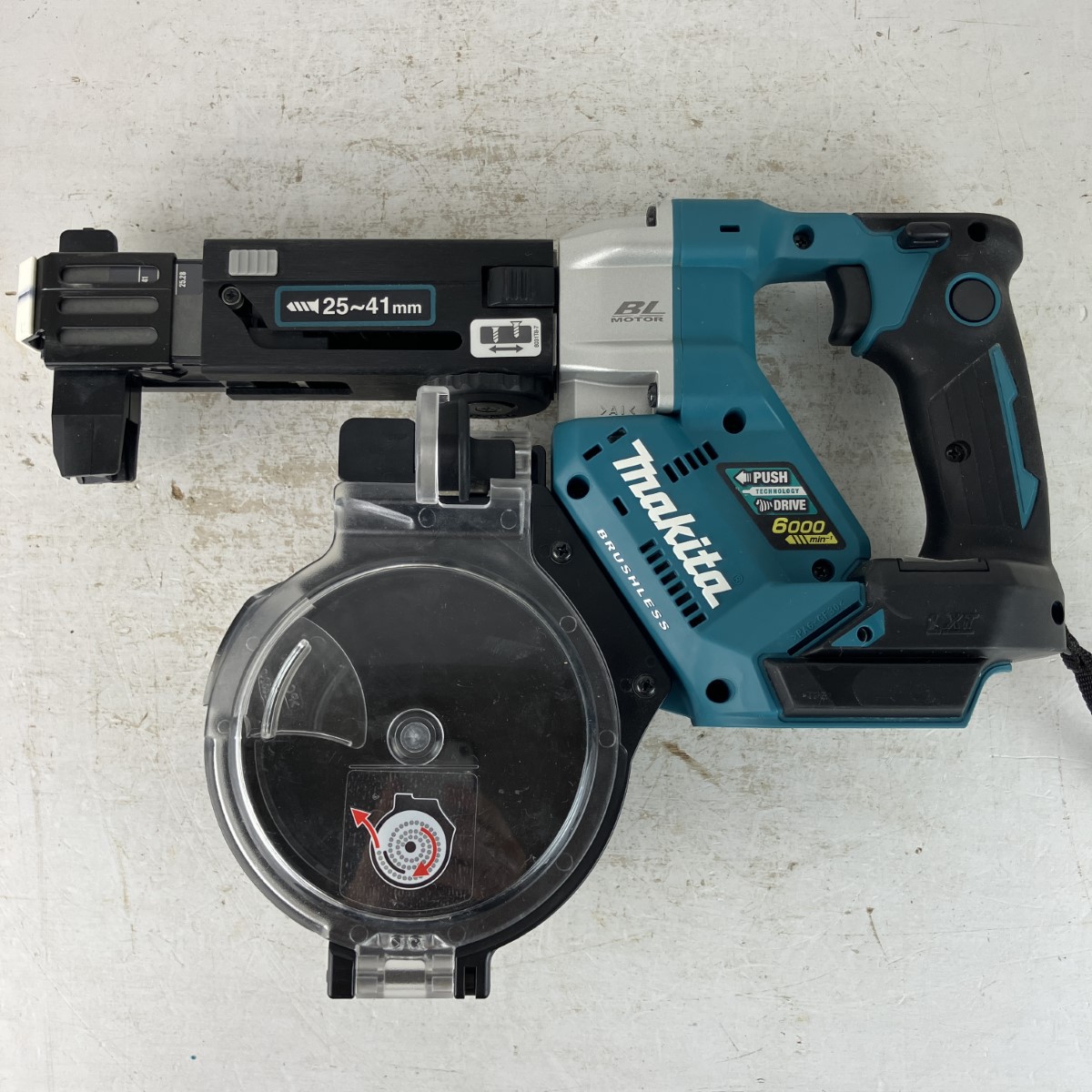 【中古】MAKITA マキタ 18v 41粍 申し受ける式オートパックスクリュードライバ ※乾電池、申し受ける器皆無 FR451D 青碧 B位置づける