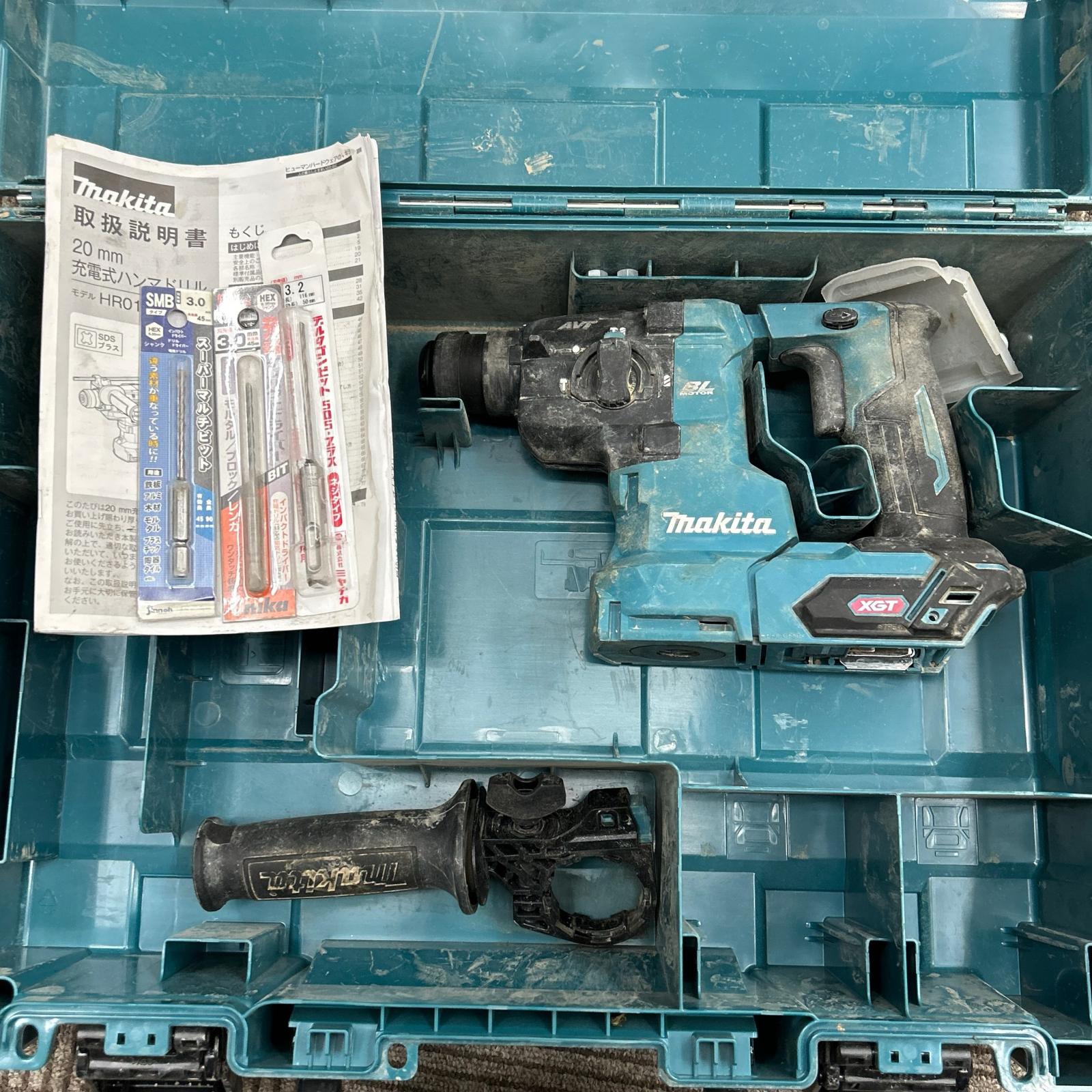 【中古】MAKITA マキタ ハンマドリル HR010G 緑であること B序列付ける