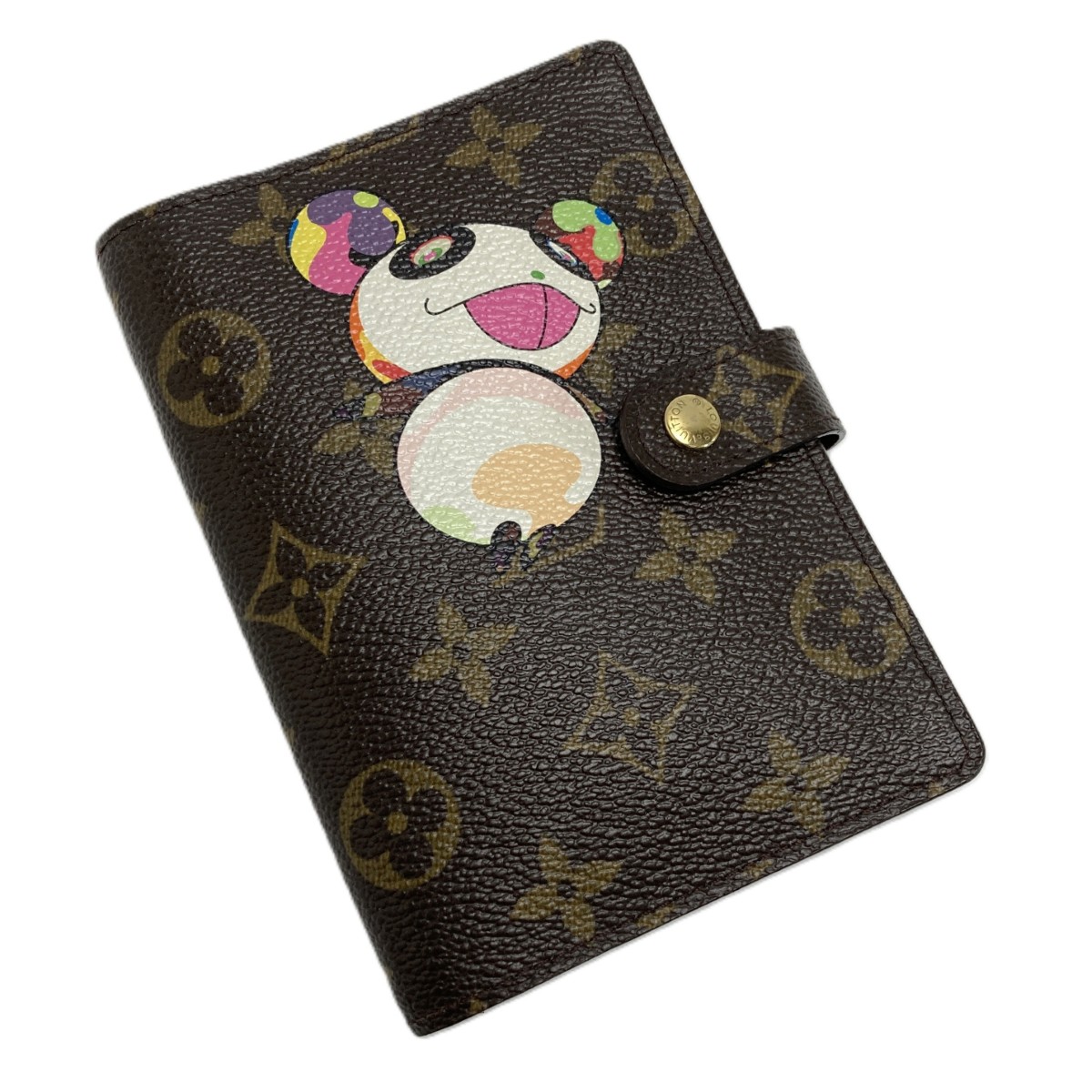 【中古】LOUIS VUITTON ルイヴィトン モノグラムジャイアントパンダ 協議事項PM R20011 6穴万覚え帳取りまかなう 箱・布袋有 B位置づける