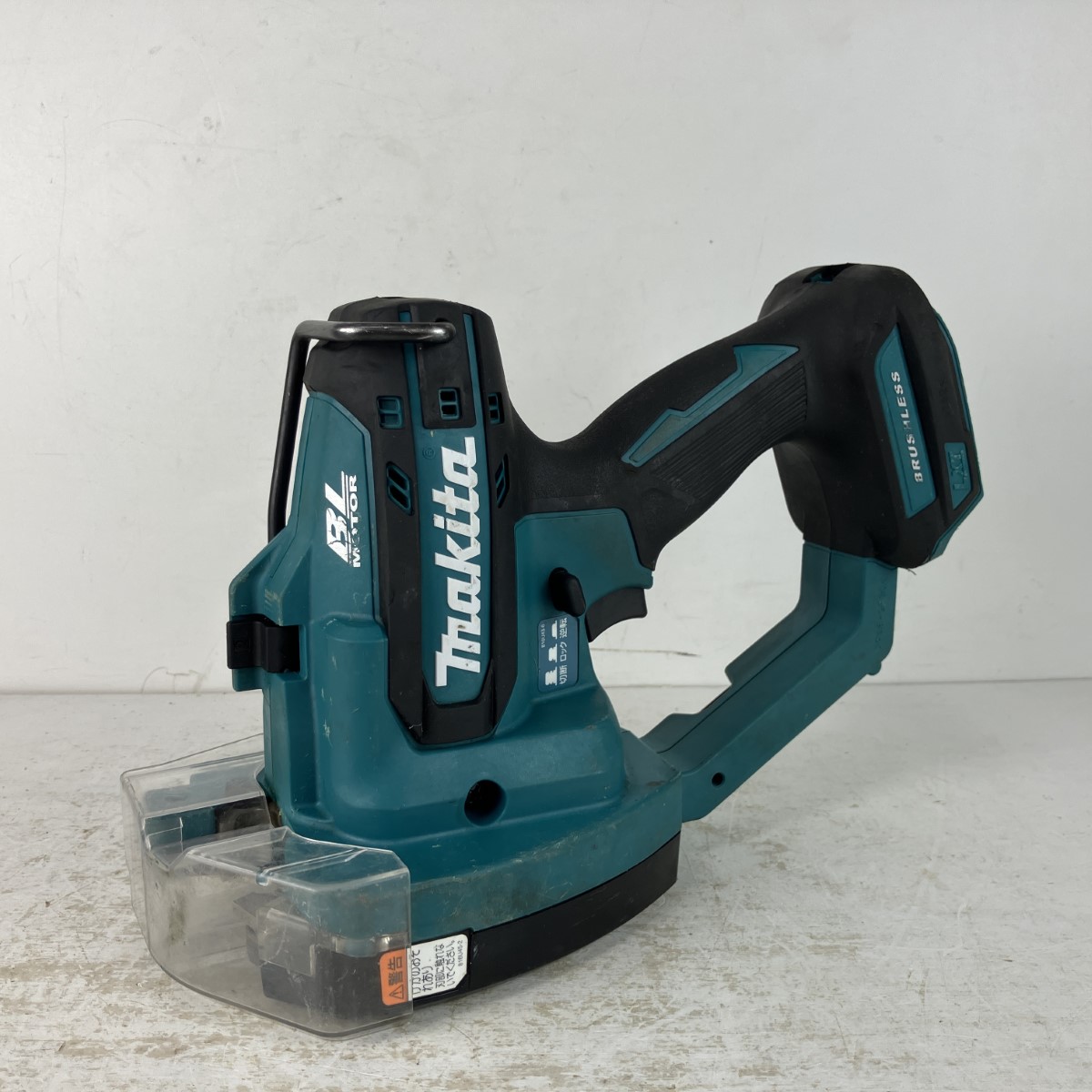 【中古】MAKITA マキタ 14.4v/18v 申し受ける式全ネジカッタ ※乾電池、申し受ける器皆無 SC102D 青碧 C位置づける