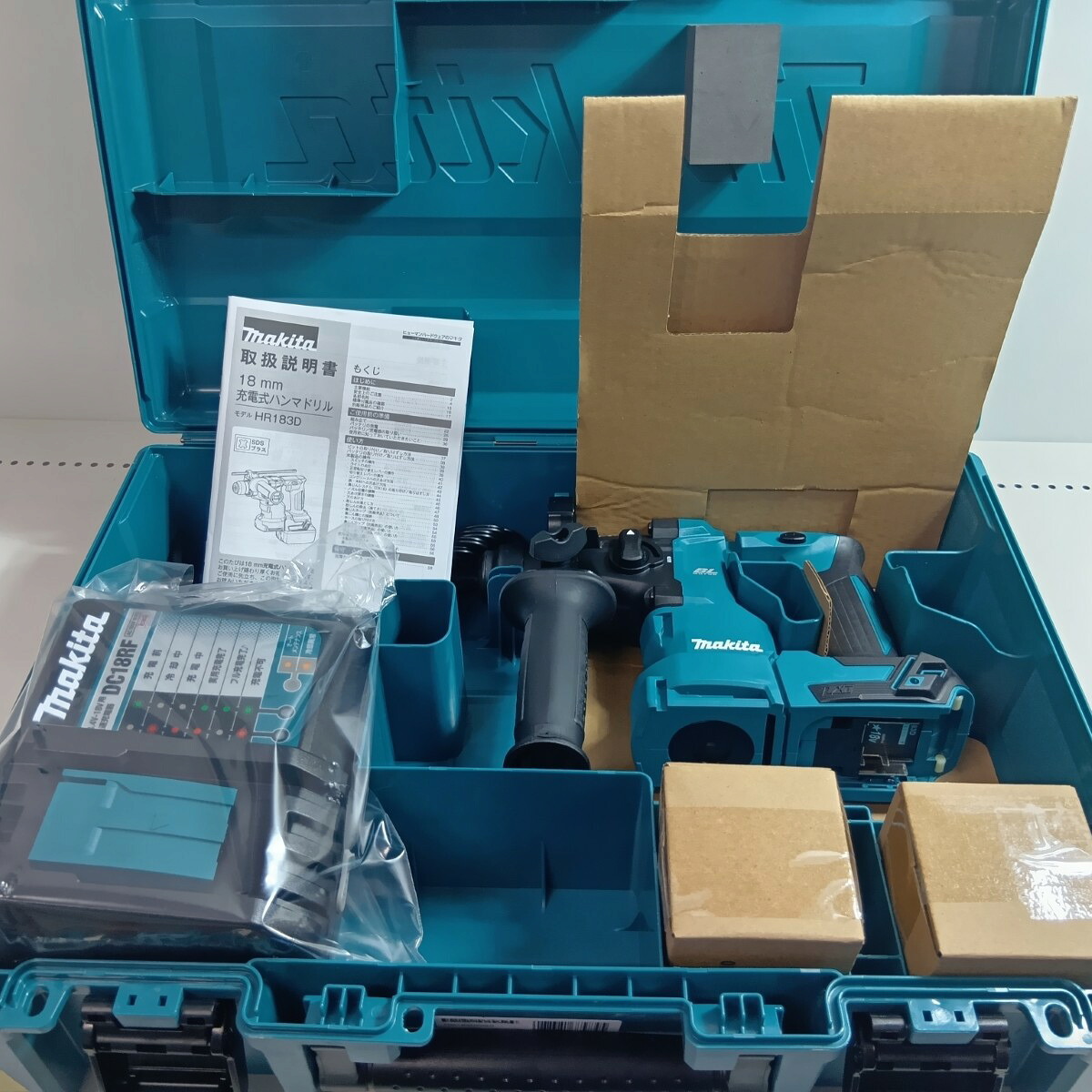 【中古】MAKITA マキタ ハンマドリル HR183DRGX 青碧 S序列付ける