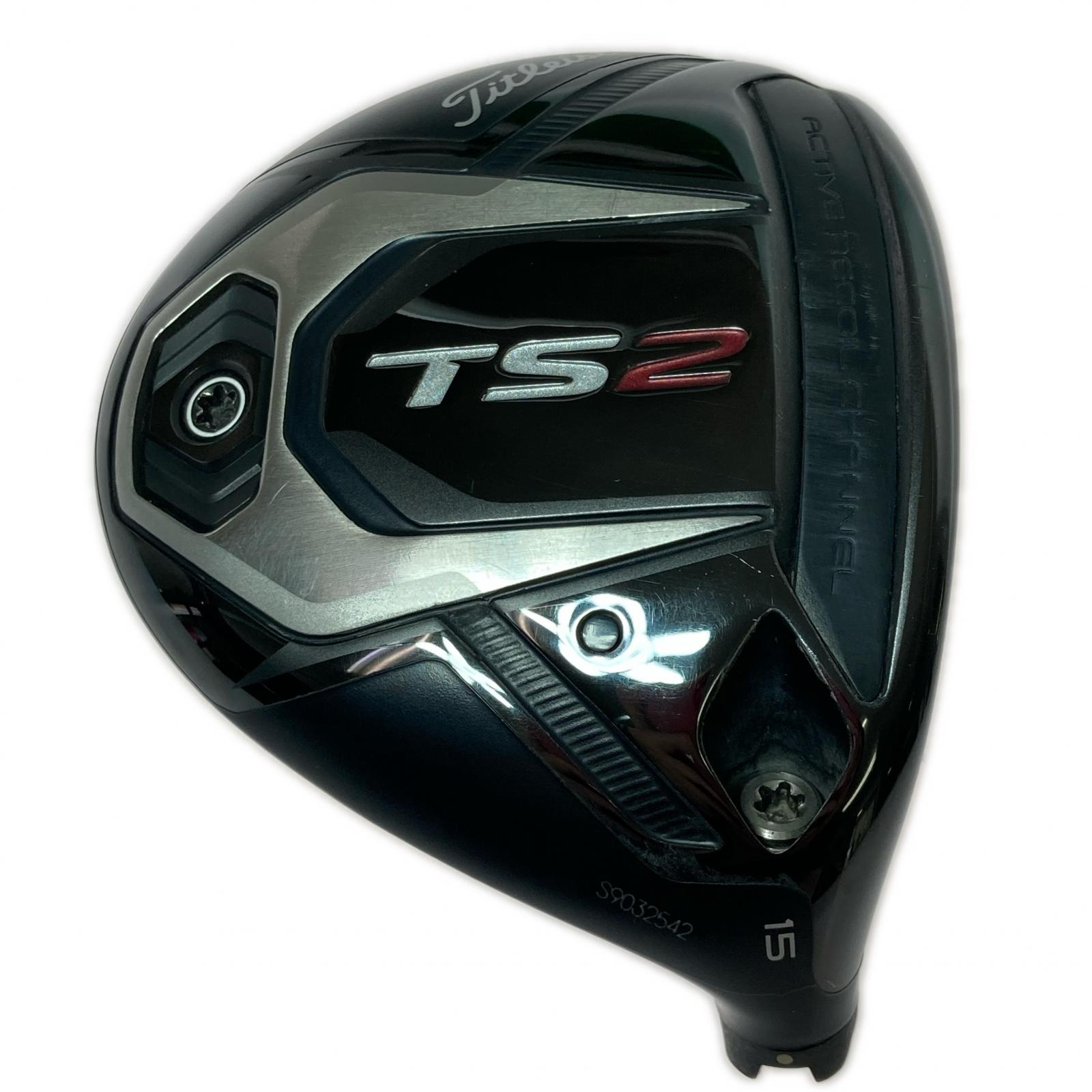 【中古】Titleist タイトリスト TS2 FW 15° フェアウェイウッド 天々のみ トゥ凹み有 取りまかなう付 C序列付ける