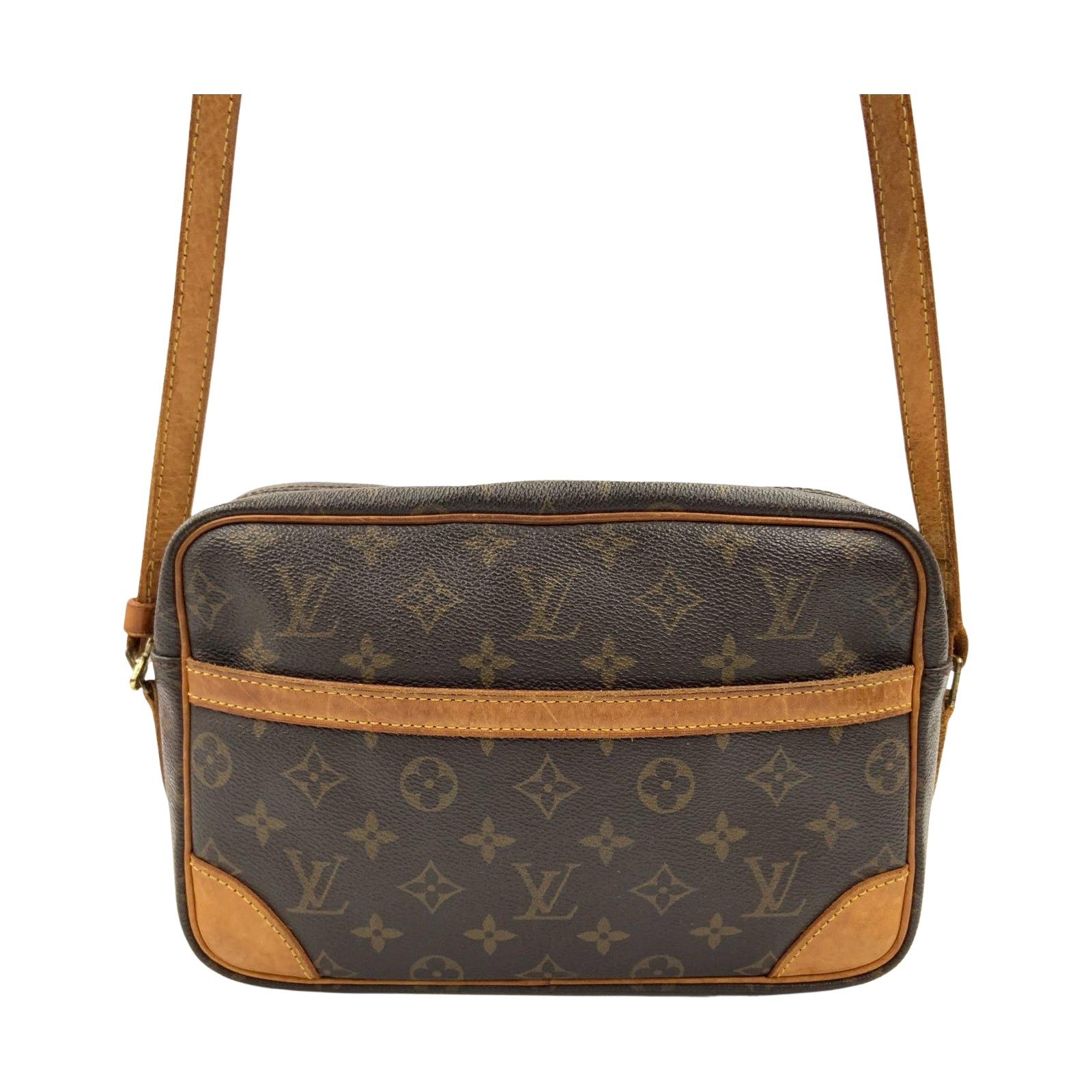【中古】LOUIS VUITTON ルイヴィトン トロカデロ27 モノグラム ショルダーバッグ  M51274 モノグラム B位置づける