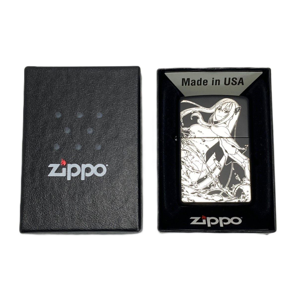 【中古】ZIPPO ジッポー ライター 2024年製 Re:ゼロから始める異世界生活 エキドナ 箱有 Bランク｜リサイクルビッグバン店