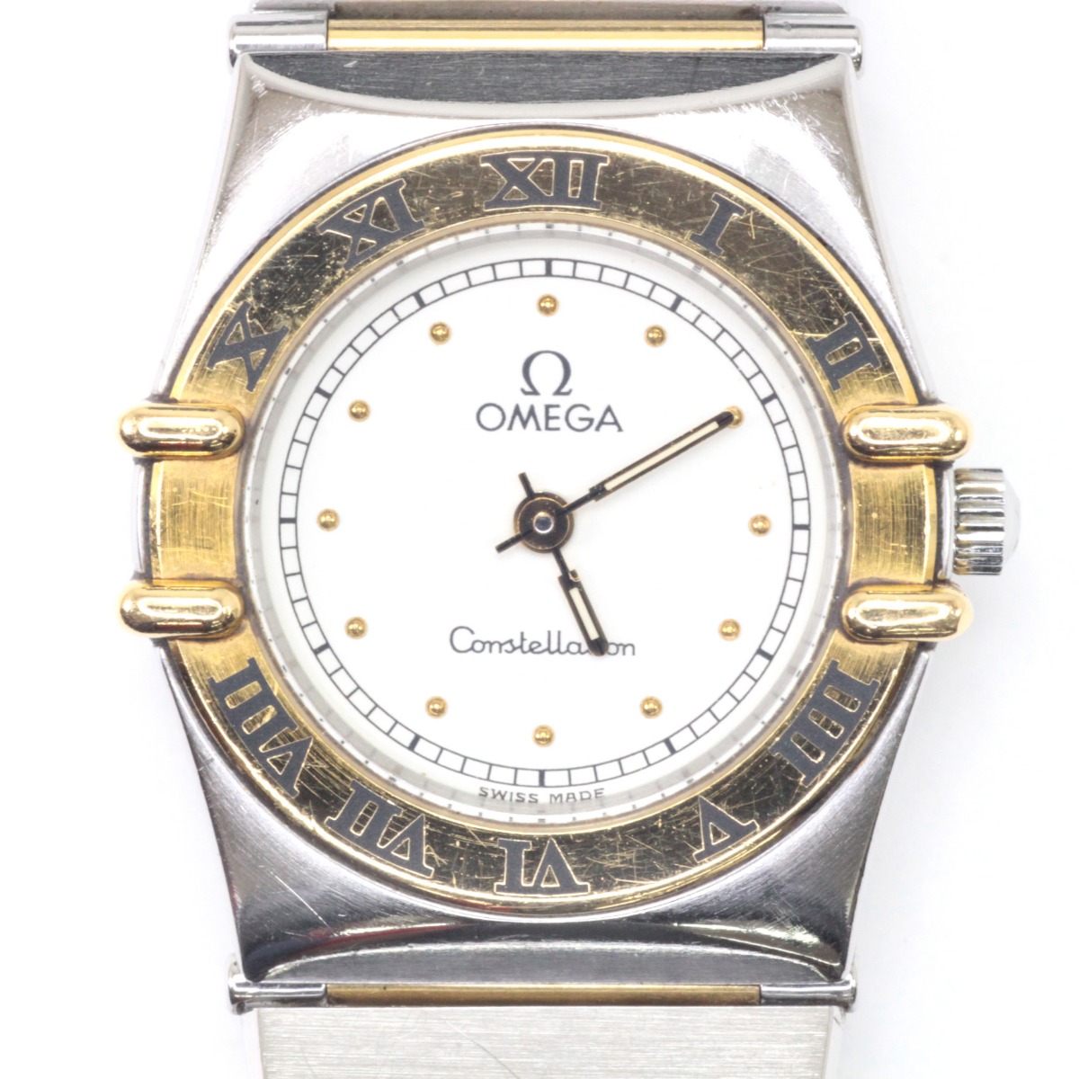 【中古】OMEGA ゼロ コンステレーション レディースクォーツ ステンレス鋼スチール写真 皮膚軟化剤 本体のみ B価値づける