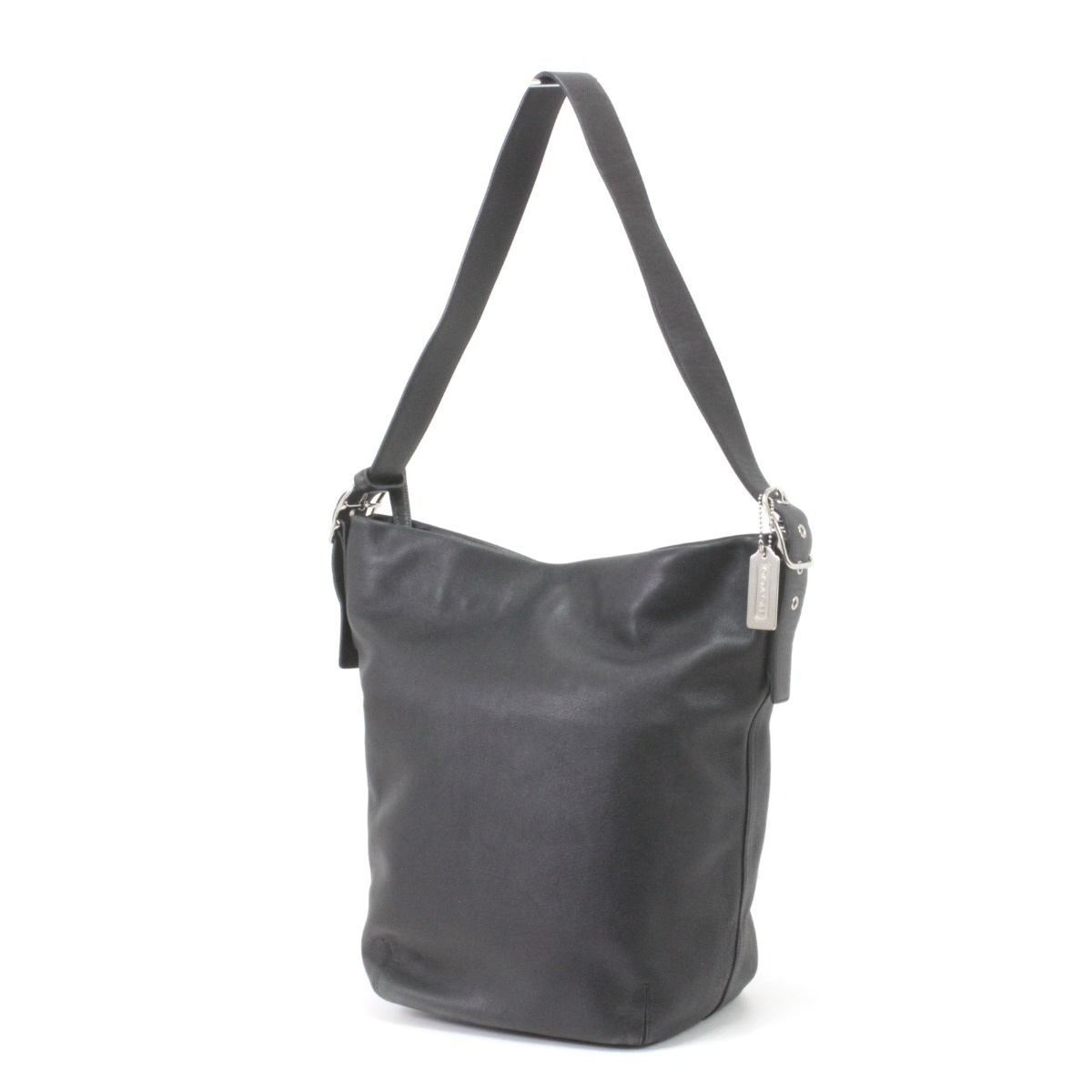 【中古】COACH コーチ セミショルダーバッグ レザー F1S-9151 ブラック Cランク｜リサイクルビッグバン店