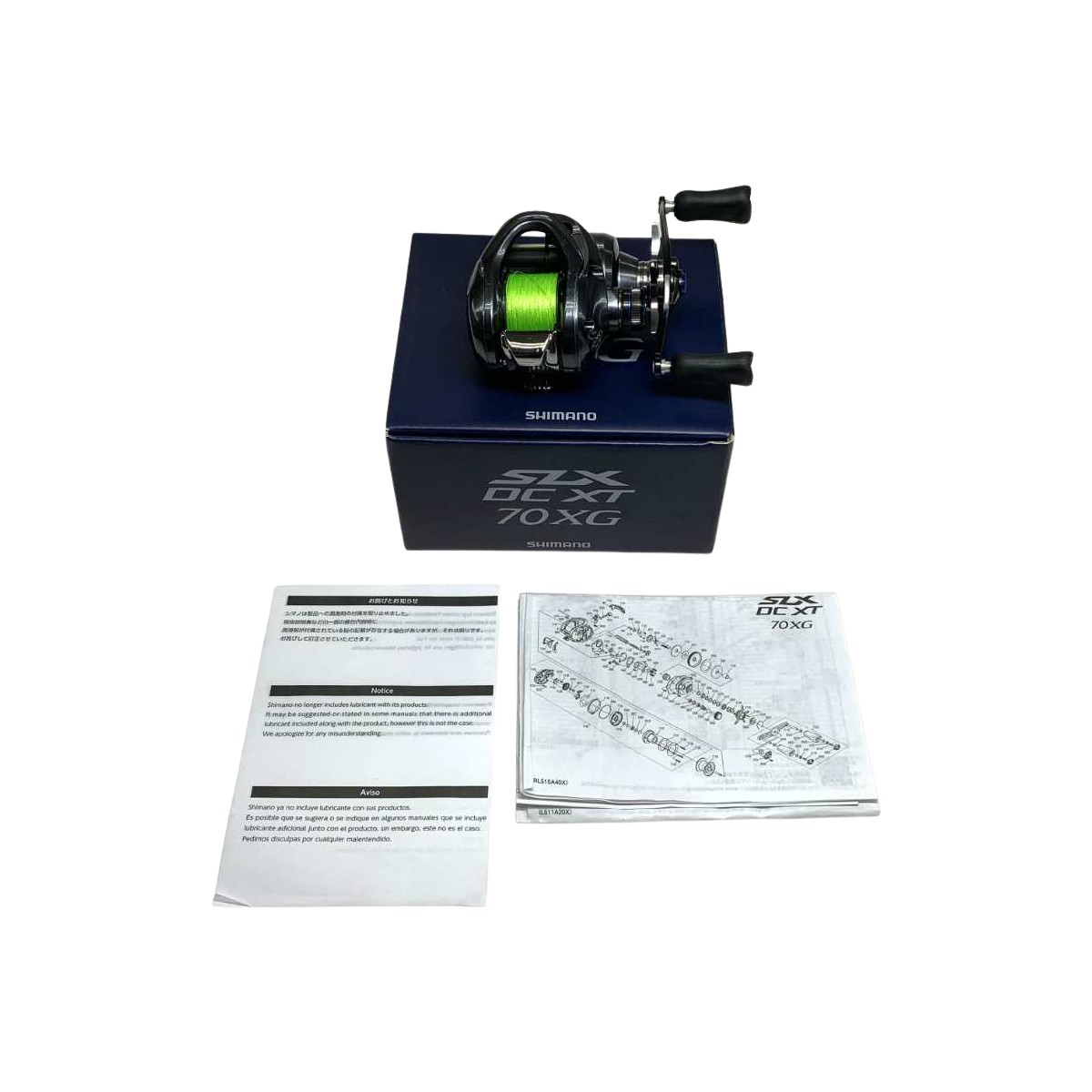 【中古】SHIMANO シマノ ベイトリール  SLX DC XT70XG  044723 B価値づける