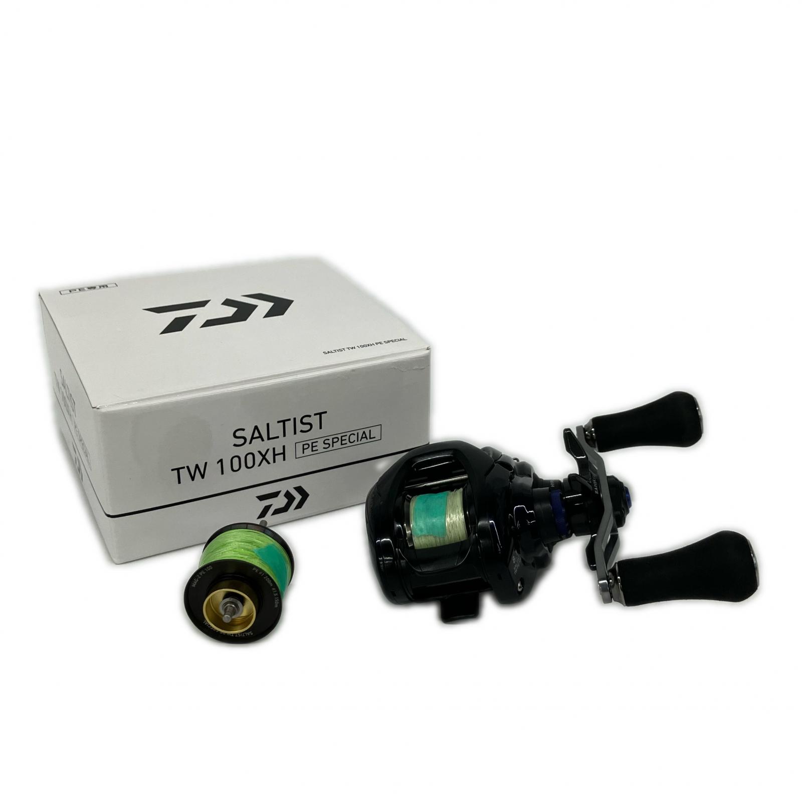 【中古】DAIWA ダイワ ベイトリール 23ソルティスト TW 100XH PE特別 替木管付 00631034 B位置づける