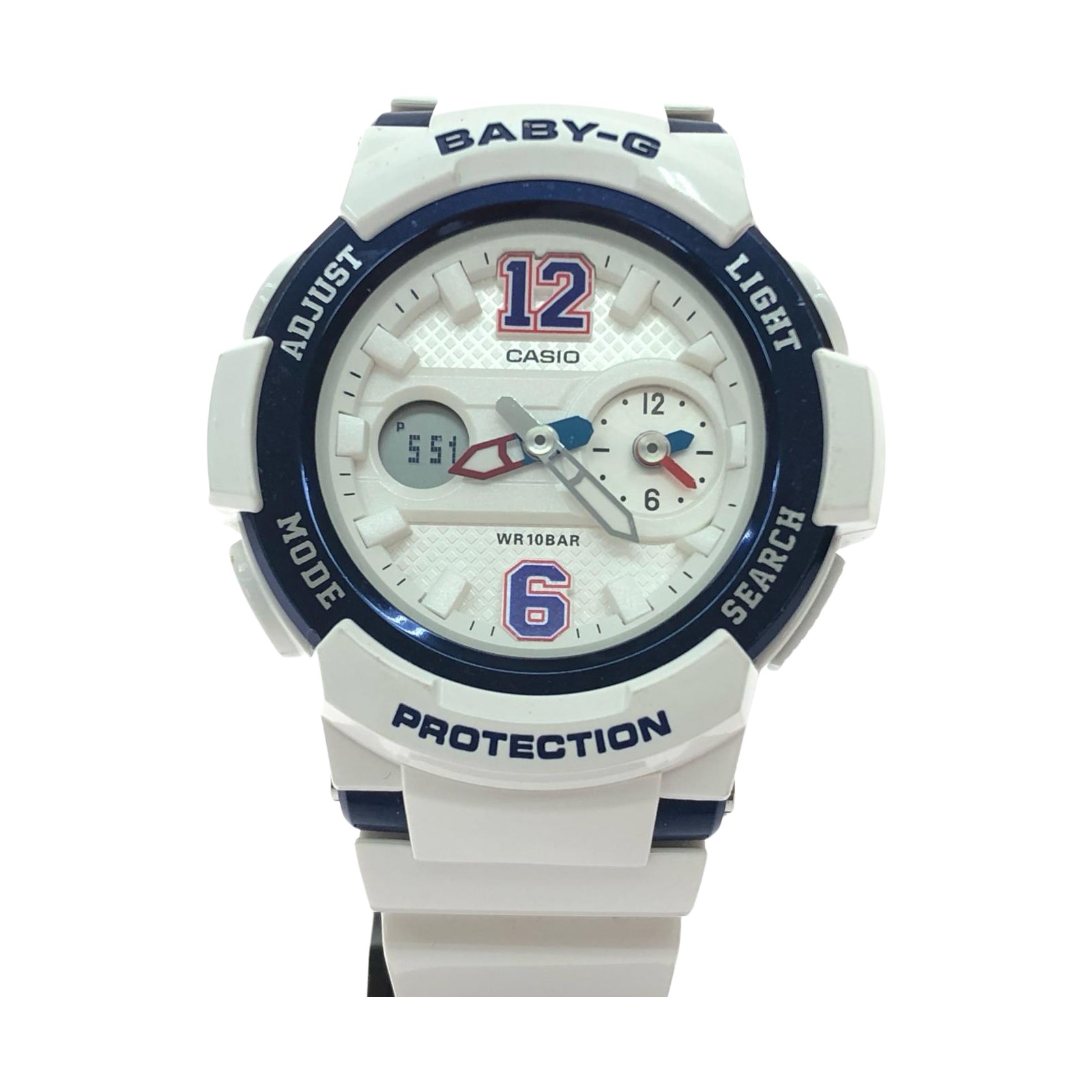 【中古】CASIO カシオ レディース 石英 デジアナウォッチ Baby-G 外国で真似形 本体のみ BGA-210-7B2 B序列付ける