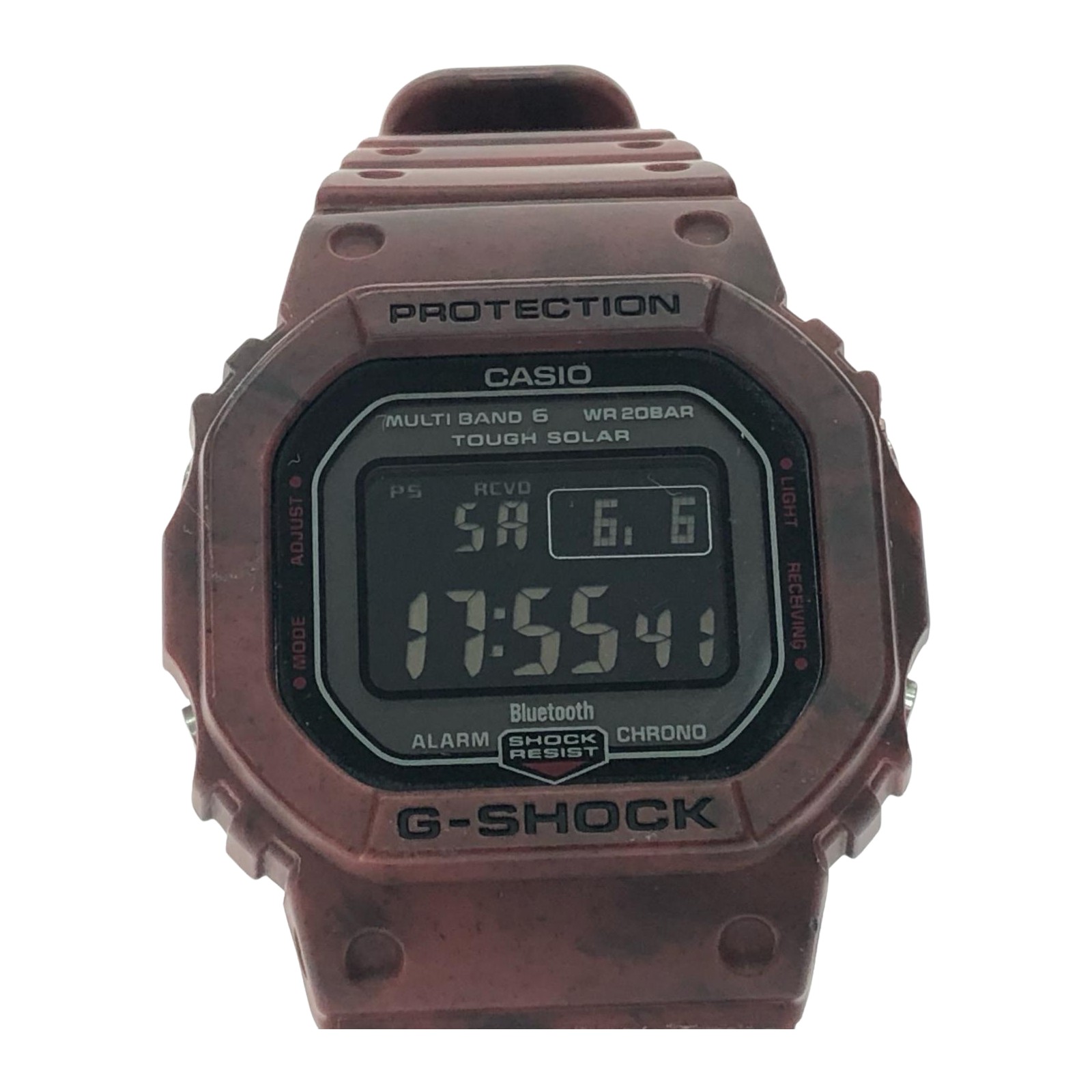 【中古】CASIO カシオ メンズウオッチ 電磁波ソーラー ディジタルウォッチ G-SHOCK GW-B5600SL-4JF B位置づける
