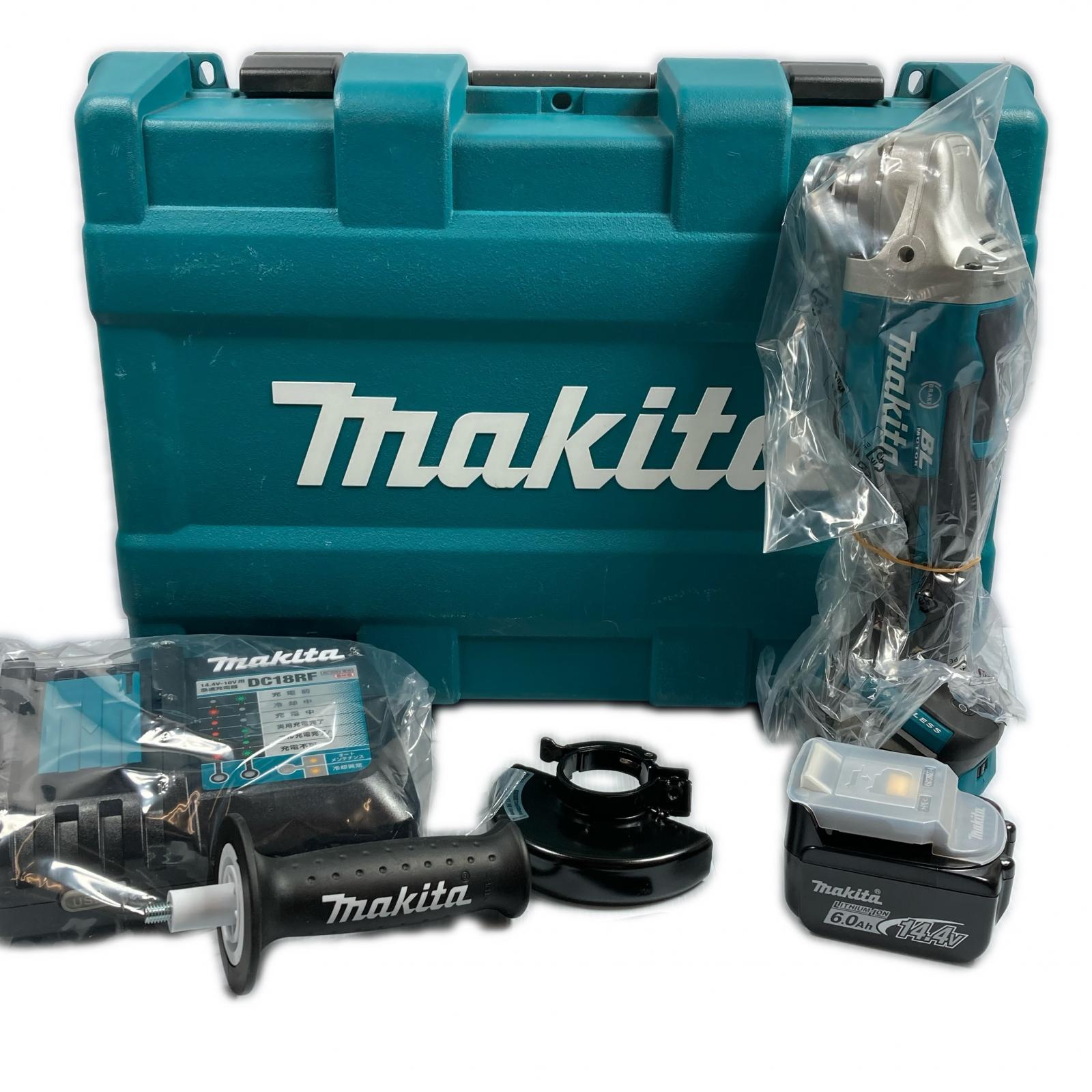 【中古】MAKITA マキタ 14V 100粍 申し受ける式ディスクグラインダ GA416D 青碧 S位置づける