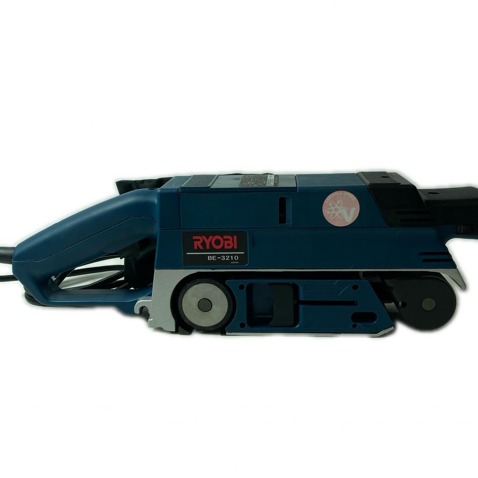 【中古】RYOBI リョービ ベルトサンダ BE-3210 米国海軍 本体のみ 吊りひも式 100v C位置づける