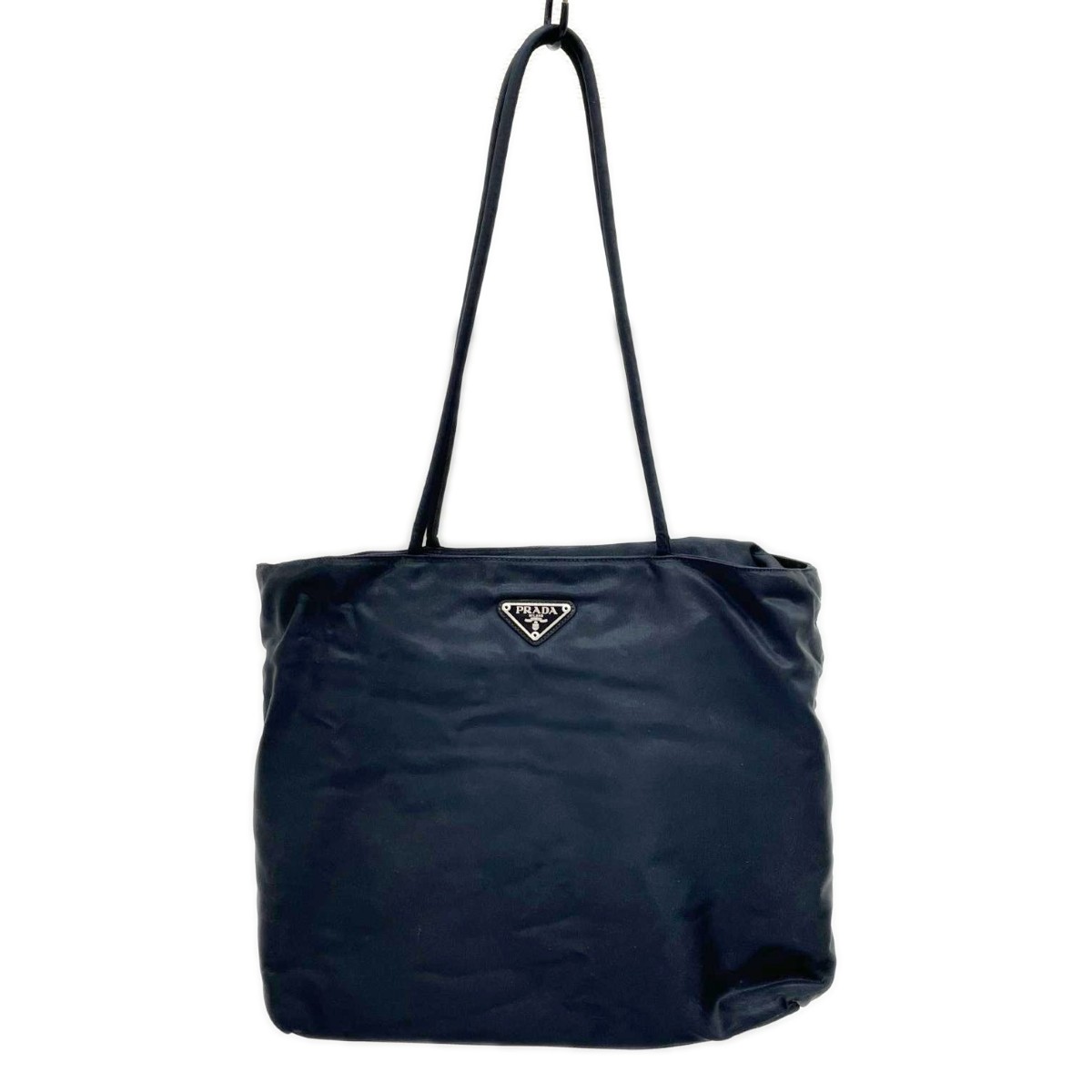 【中古】PRADA プラダ トートバッグ 肩部 ナイロン 型落ちぶれ有 レディース 黒いこと B価値づける