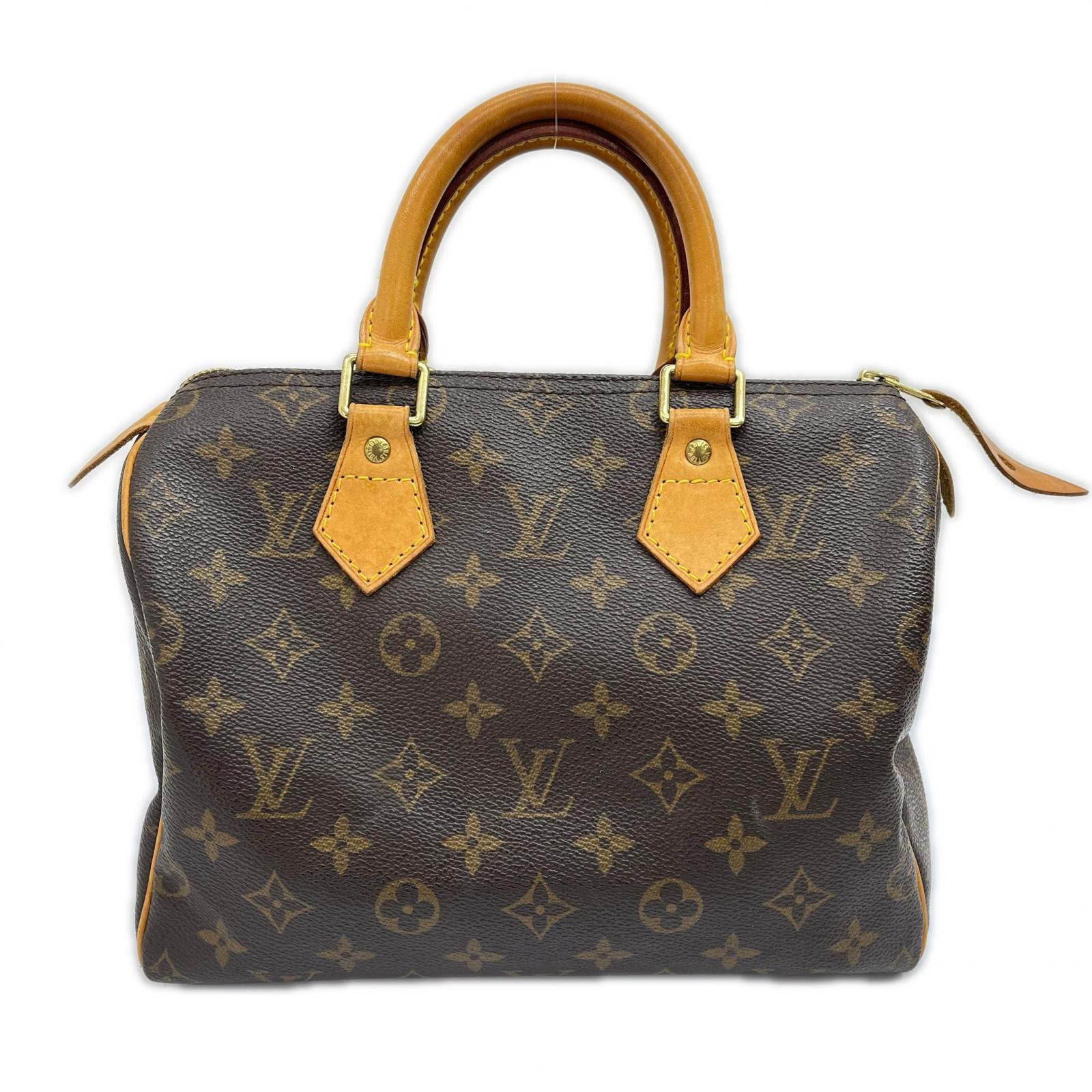 【中古】LOUIS VUITTON ルイヴィトン 御徒面子 モノグラム スピーディ-25 M41528 赤銅色系 C位置づける