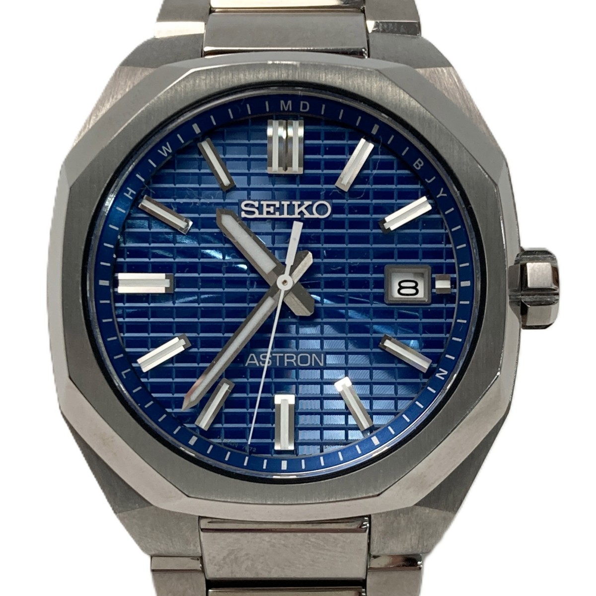 【中古】SEIKO セイコー アストロン ネクスター 7B72-0AF0 ブルー 電波ソーラー メンズ 腕時計 箱有 ASTRON Bランク｜リサイクルビッグバン店