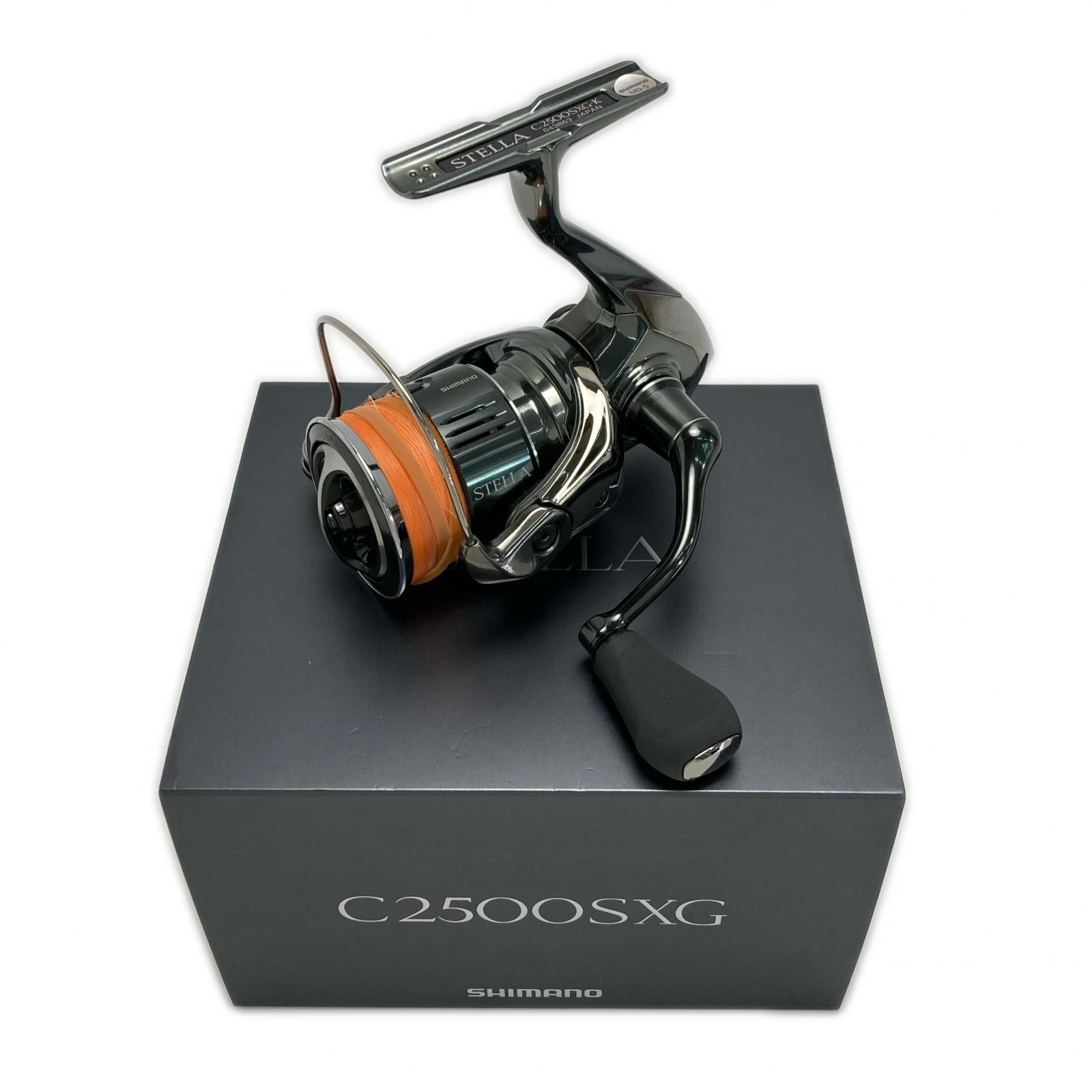 【中古】SHIMANO シマノ 22 ステラ C2500SXG 043863 スピニングリール 箱付き Bランク|リサイクルビッグバン店
